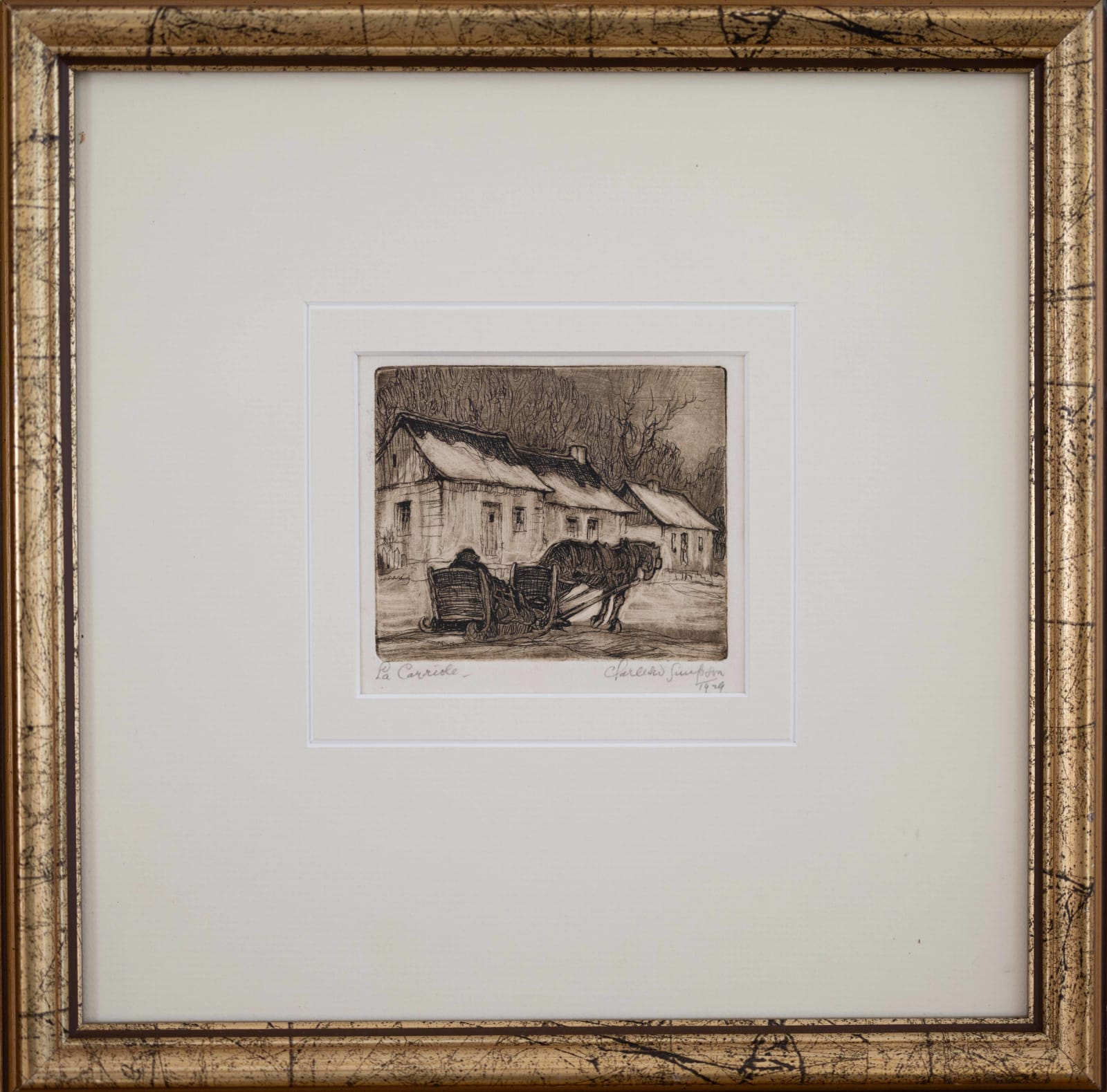 Charles Walter Simpson, La Carriole, 1929