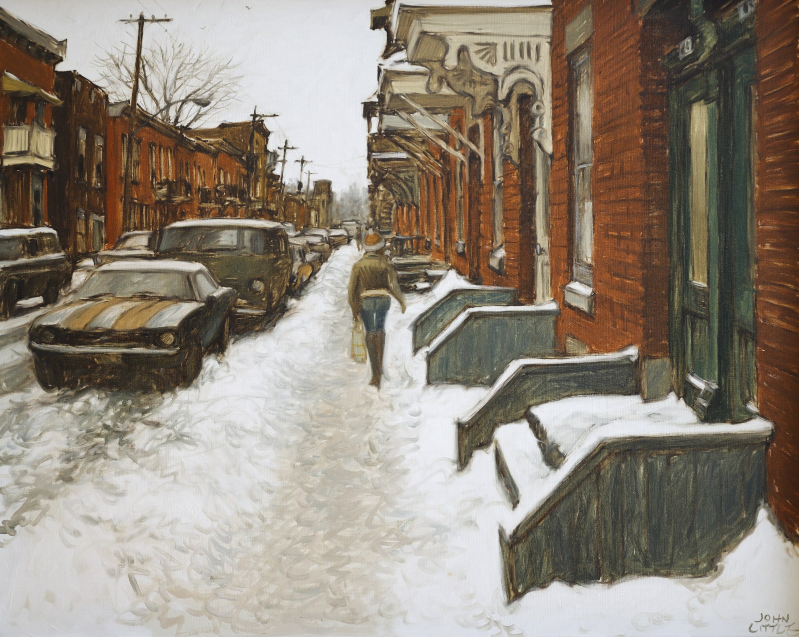 John Little, Winter, Rue Henri Julien, 1977