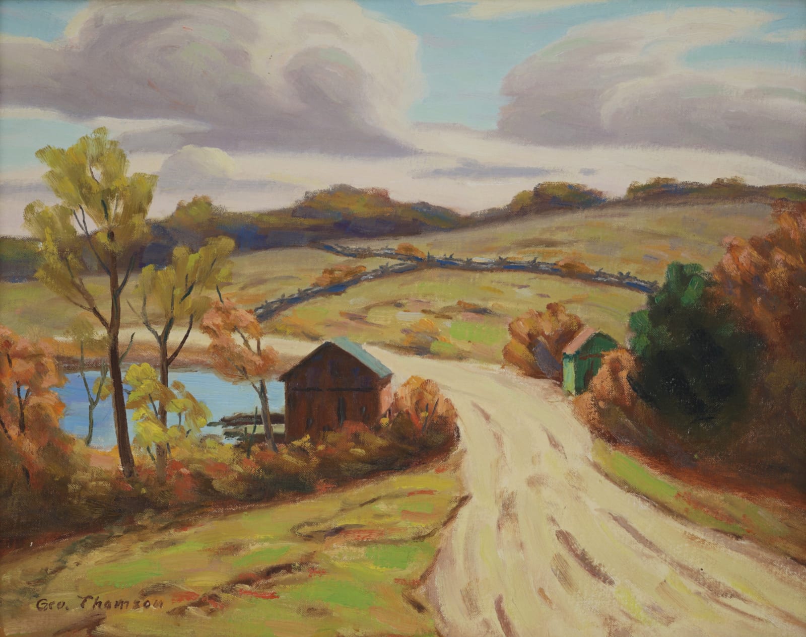 George Thomson, Rail Fences, West Shore Owen Sound Bay