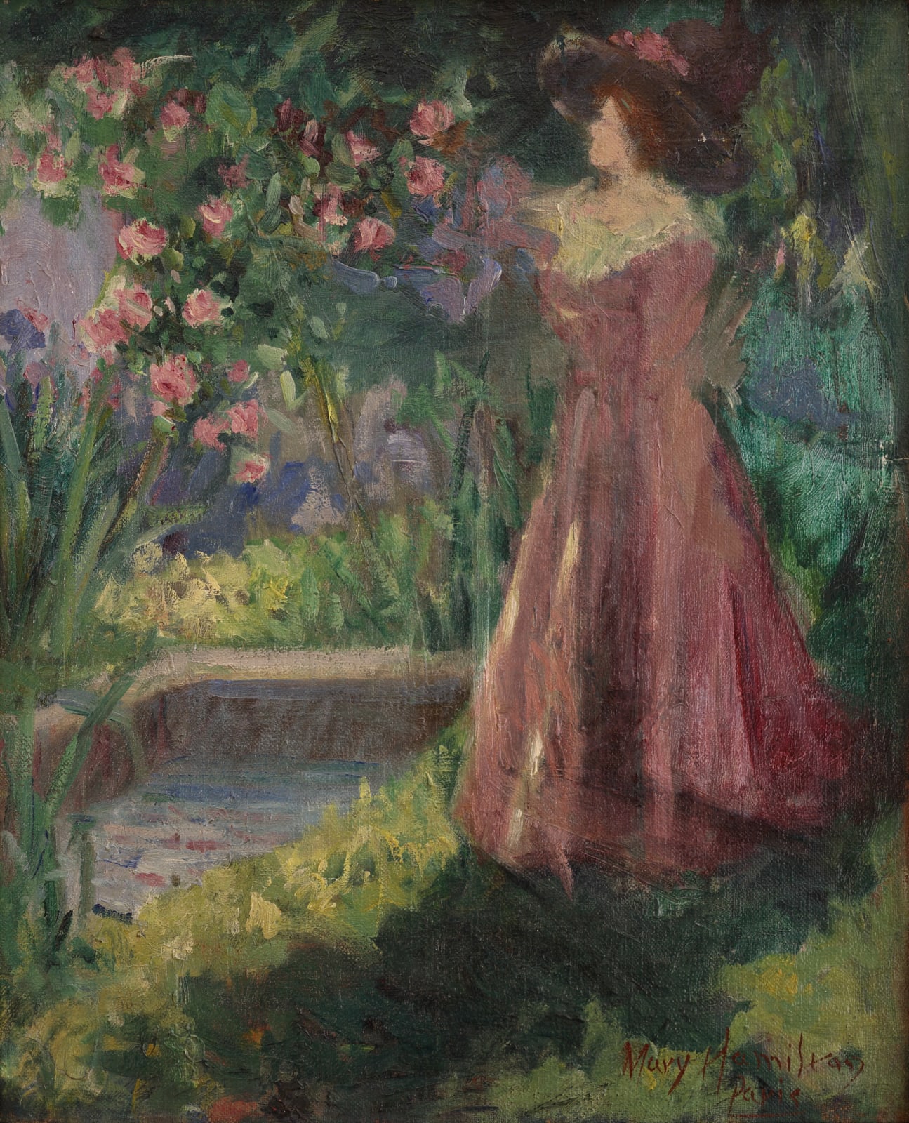 Mary Riter Hamilton In the Garden, France