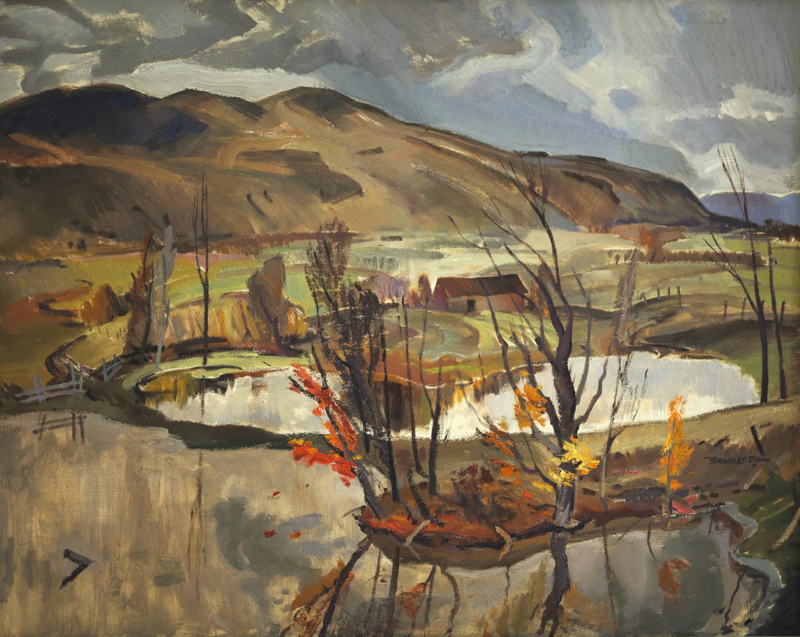 Bruce Le Dain, Pond In October, 1953