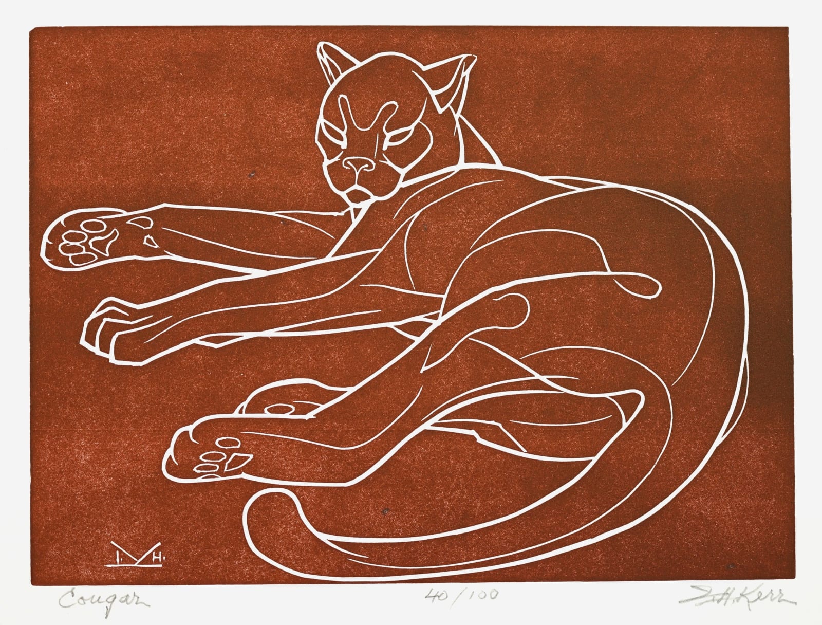 Illingworth Kerr, 10 Block Prints, c 1985