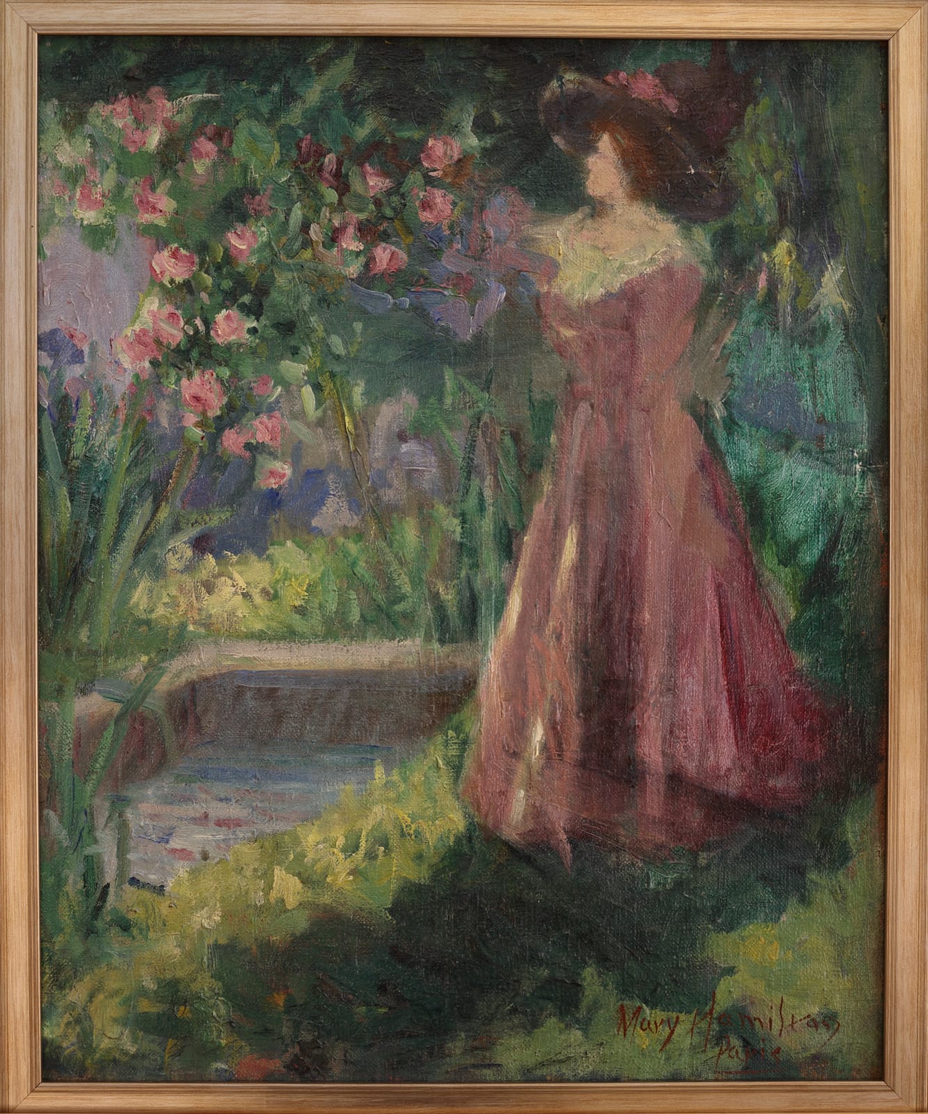 Mary Riter Hamilton In the Garden, France