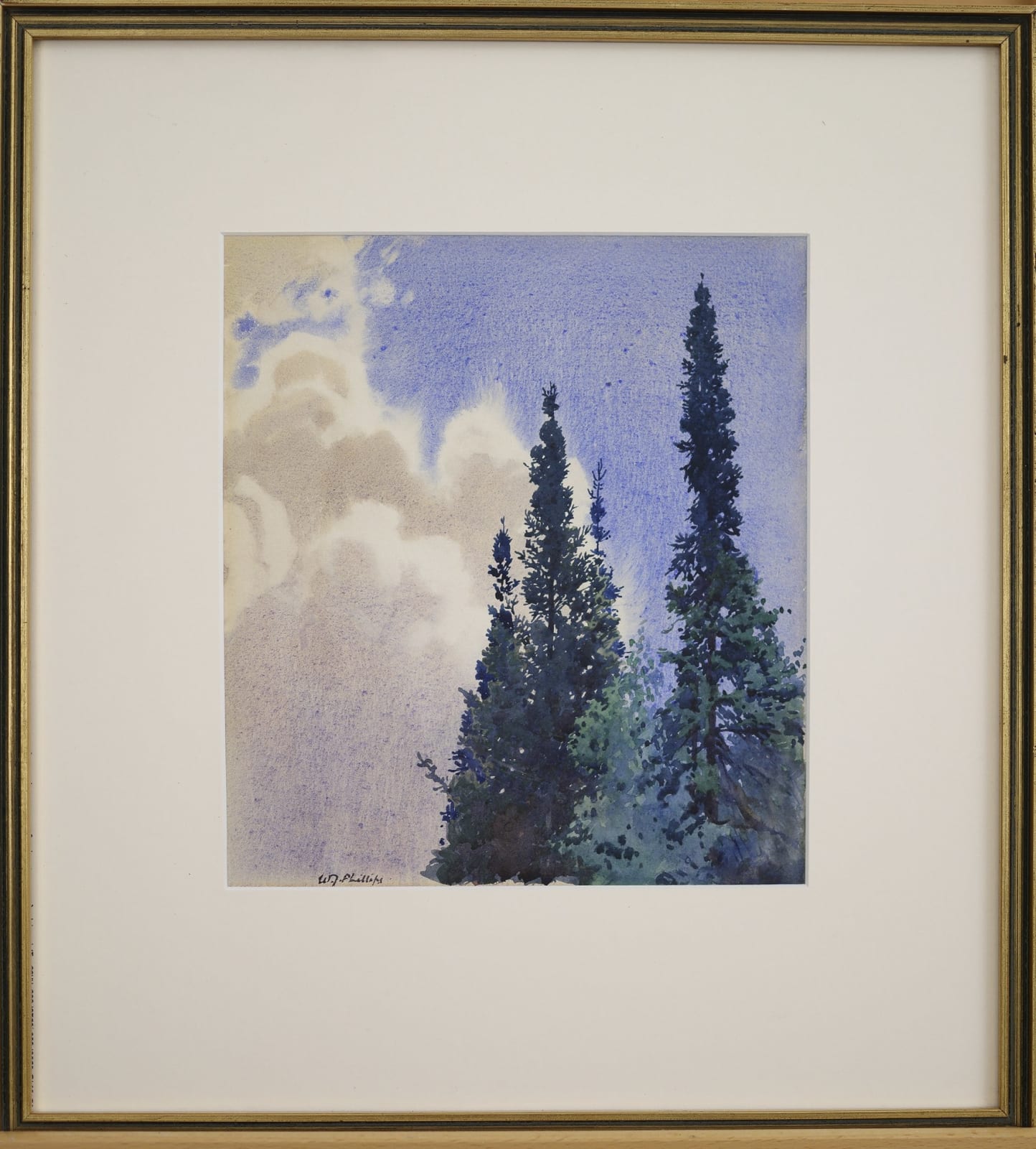 Walter Joseph Phillips, Pines and Sky