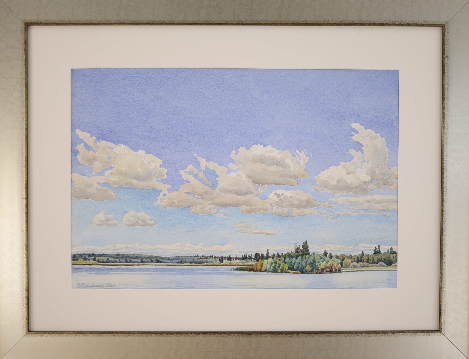 Ernest Lindner, Emma Lake, SK, 1966