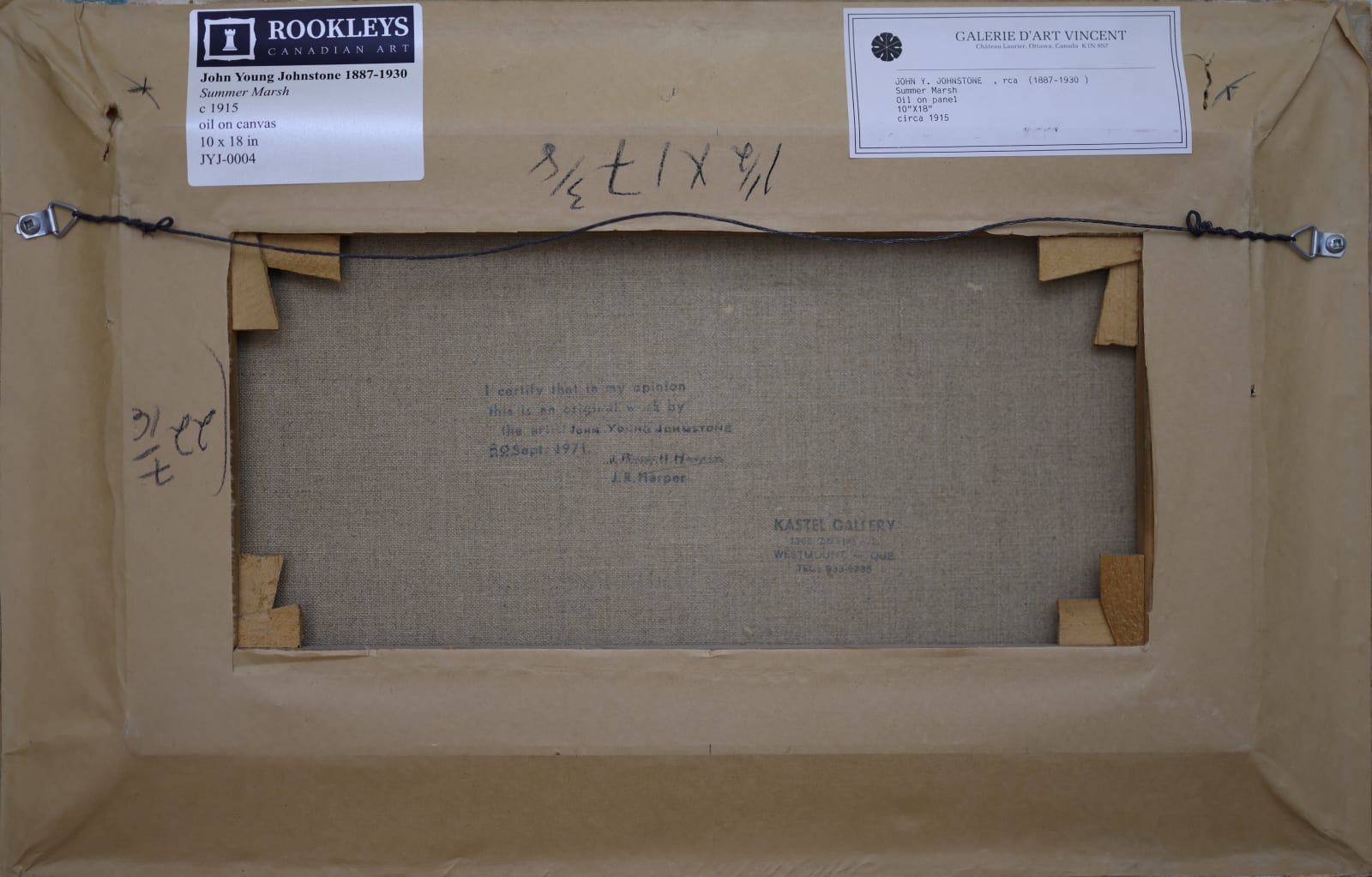 John Young Johnstone, Summer Marsh, c 1915