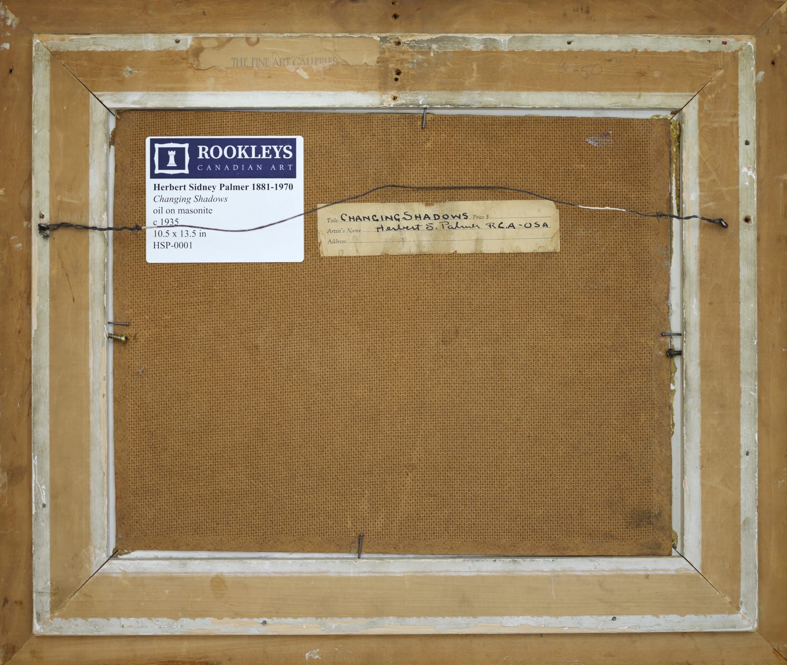 Herbert Sidney Palmer, Changing Shadows, c 1935