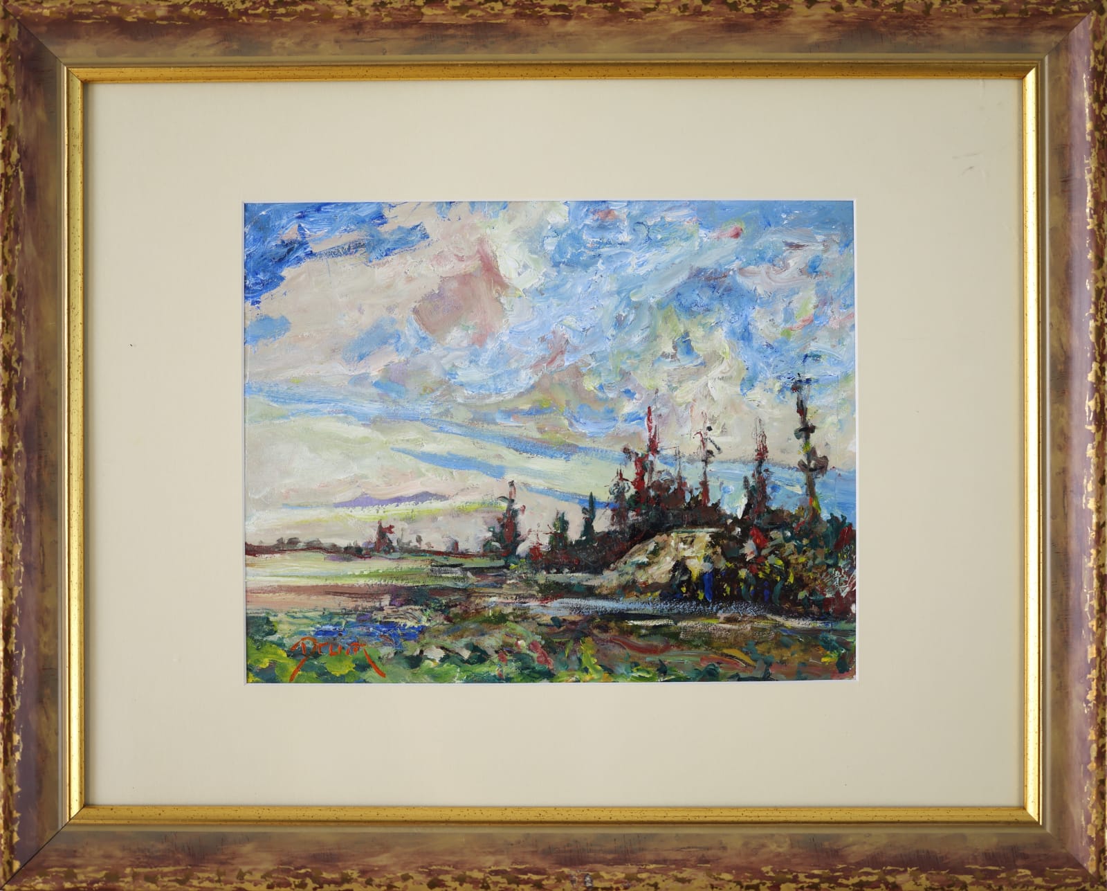 David Drum, On the Road to Port Colborne, near the Quarry, 2024