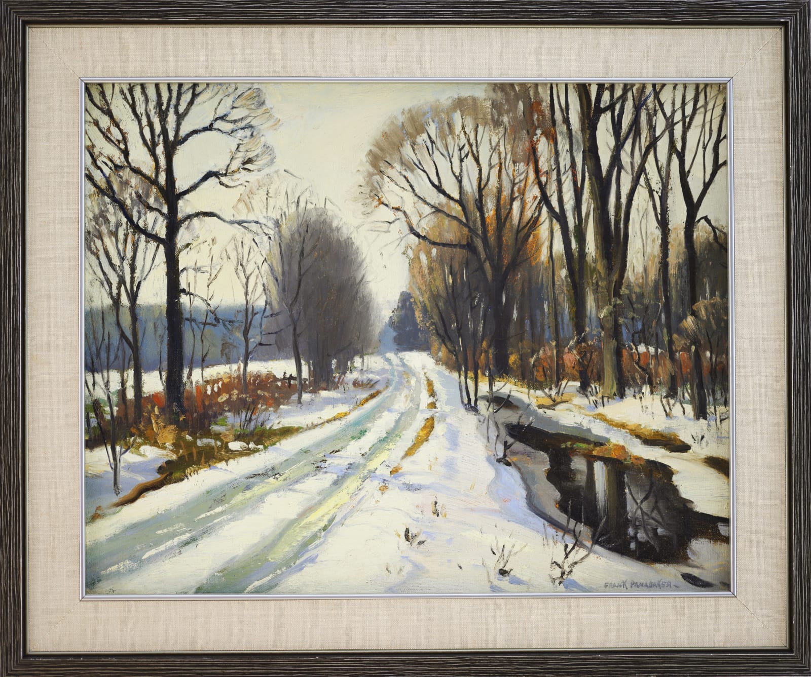 Frank Panabaker, Backroad by the Bare Woods, c 1950