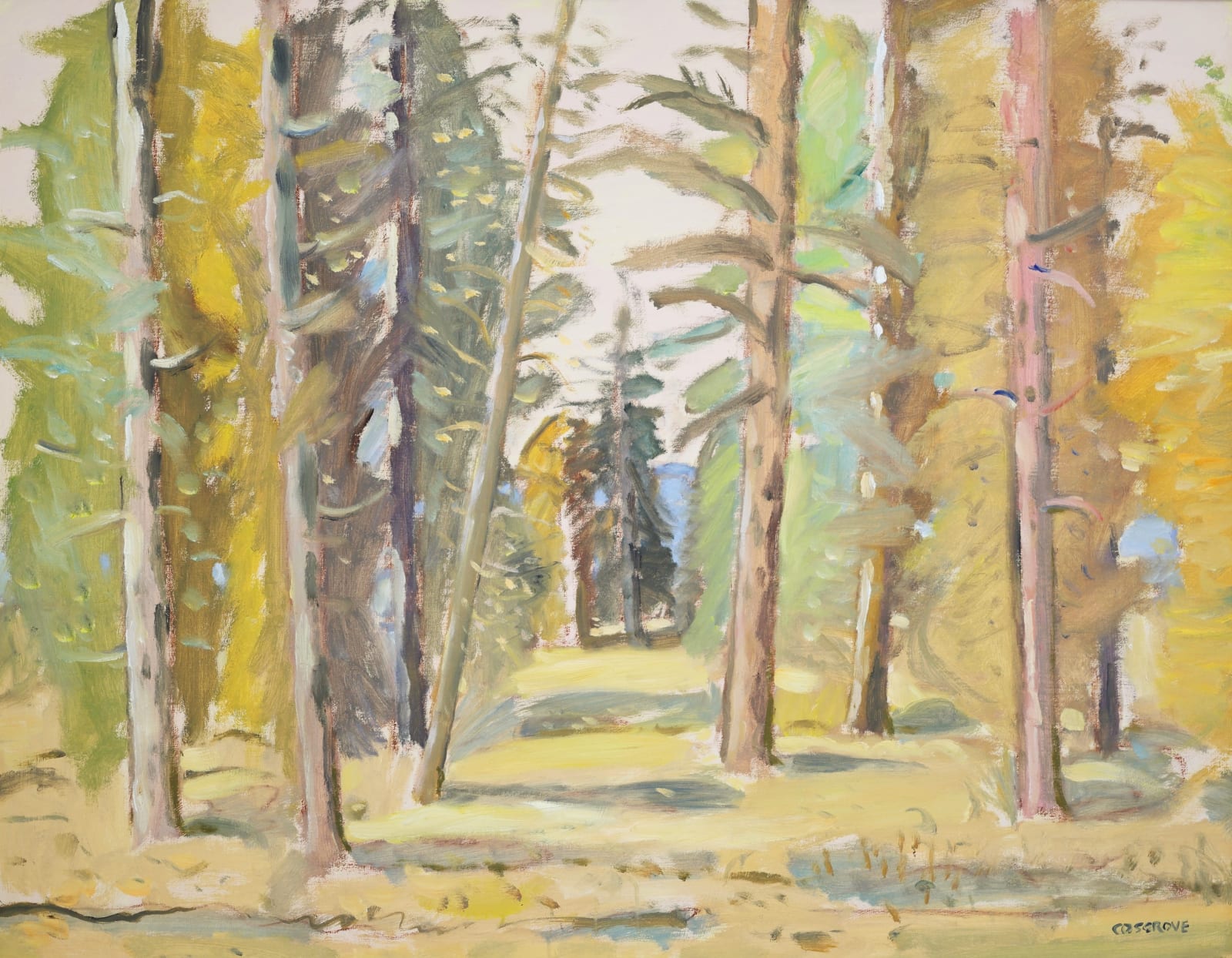 Stanley Cosgrove, Autumn Forest, 1982