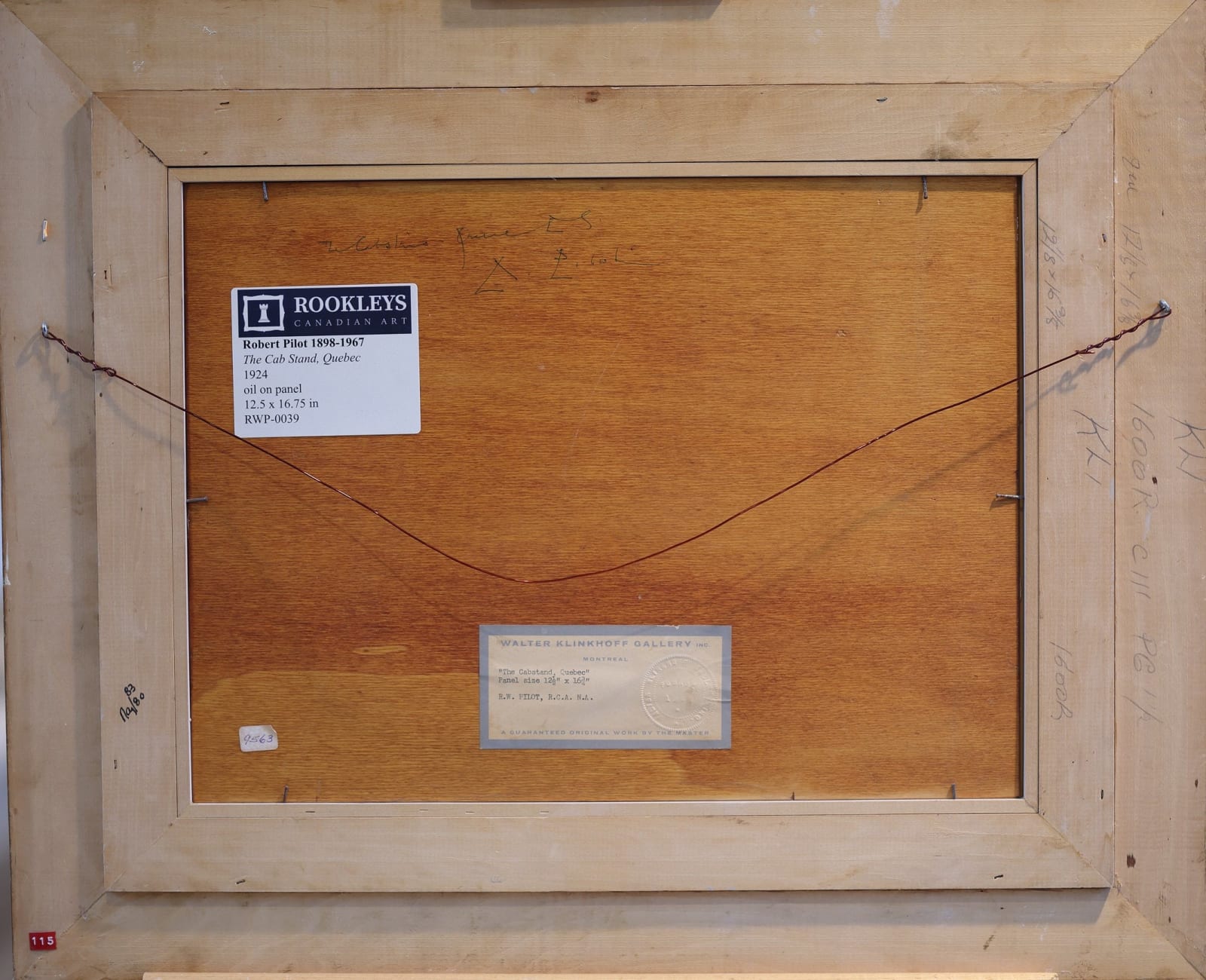 Robert Pilot 1898-1967 The Cab Stand, Quebec, 1924