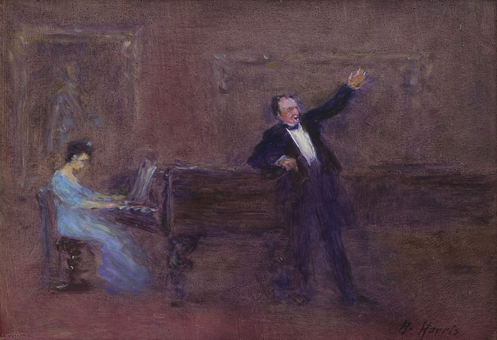 Robert Harris, The Review (Max Heinrich Concert), 1908
