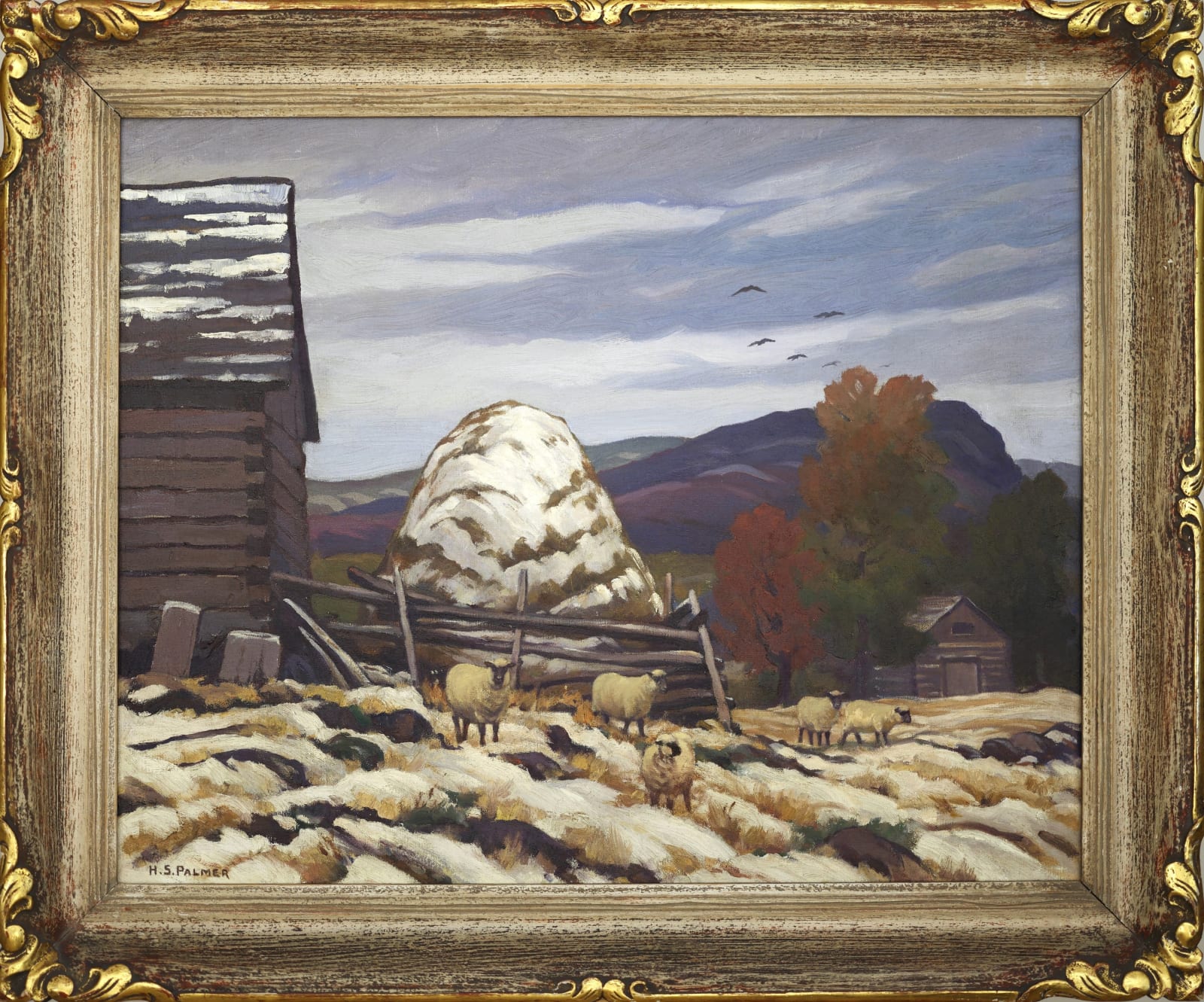 Herbert Sidney Palmer, Early Snow in October, c 1930