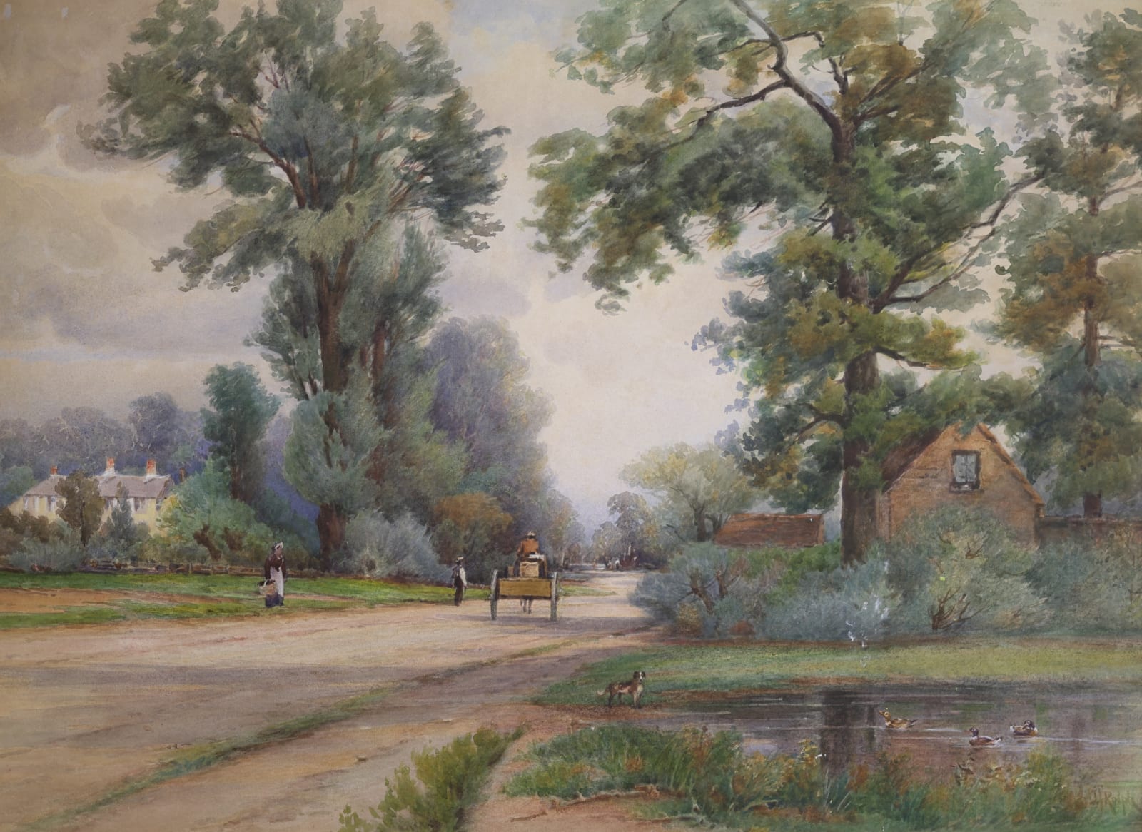 Joseph Rolph, A Road in Kent, c 1905