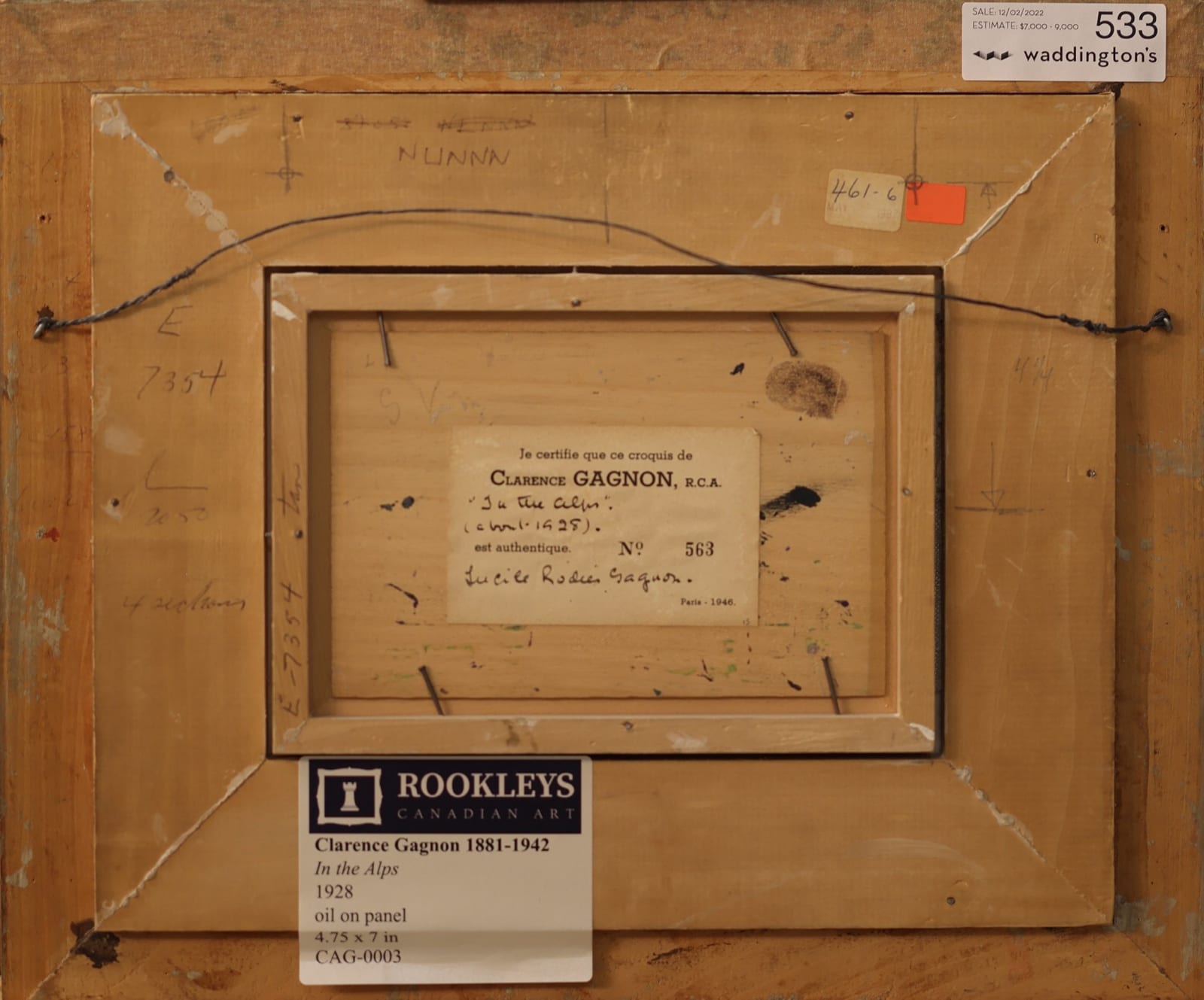 Clarence Gagnon, In the Alps, 1928