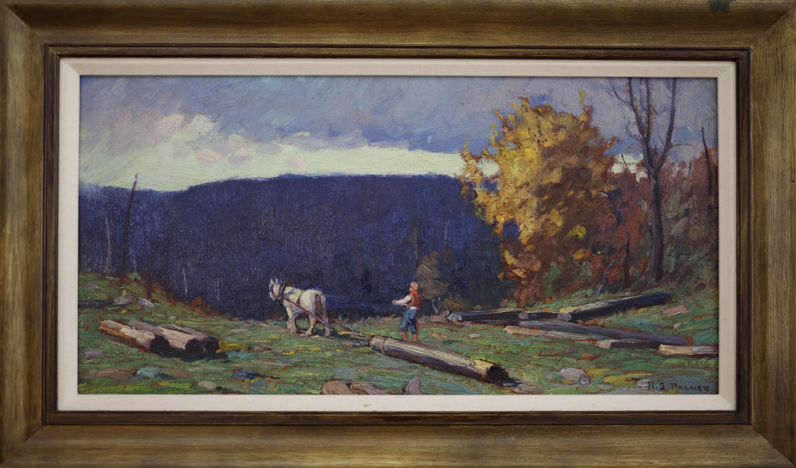 Herbert Sidney Palmer, Hauling the Log