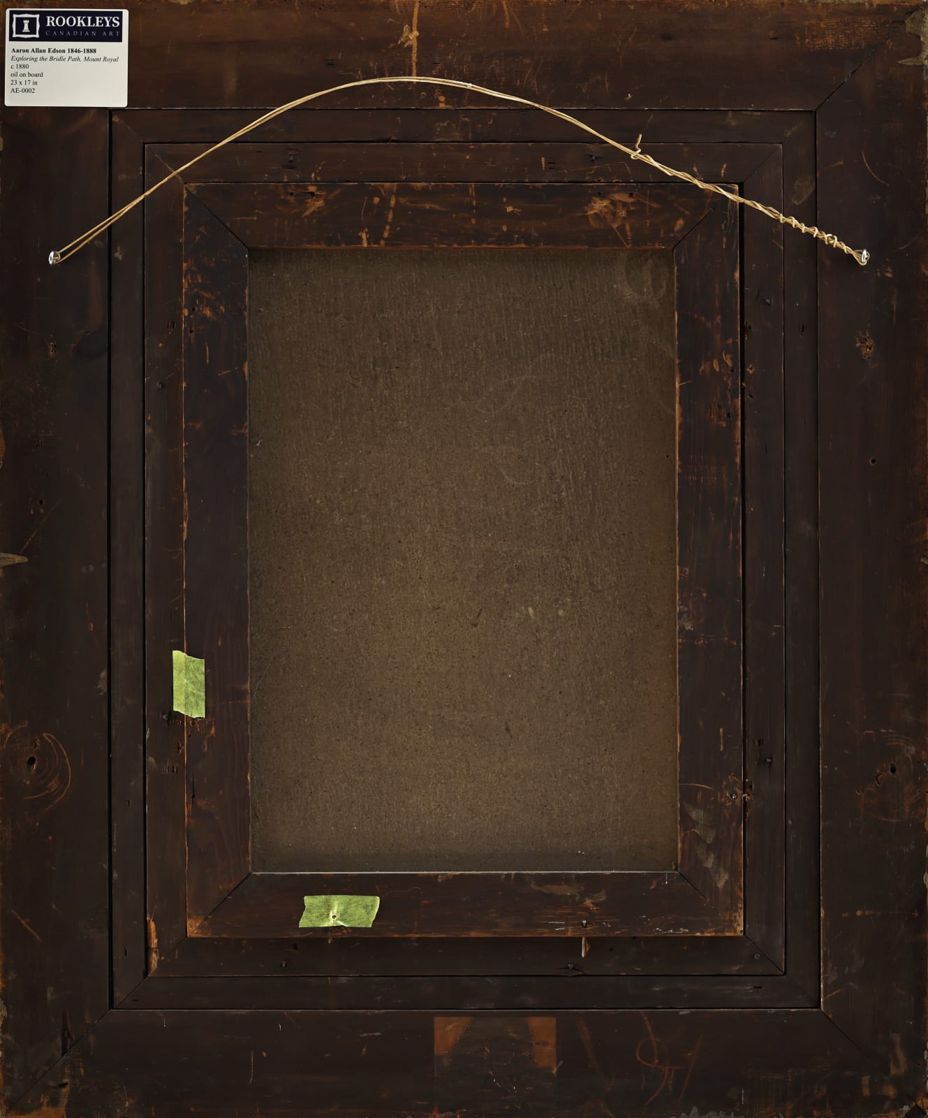 Aaron Allan Edson, Exploring the Bridle Path, Mount Royal, Montreal, c 1880