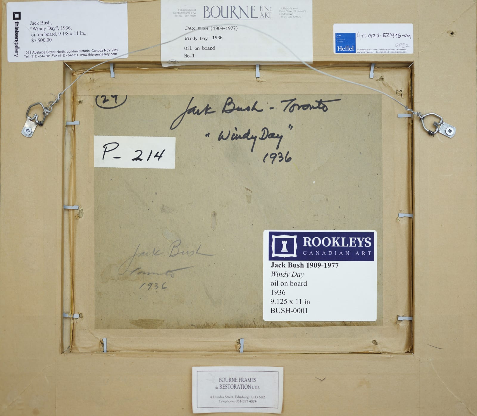 Jack Bush, Windy Day, 1936