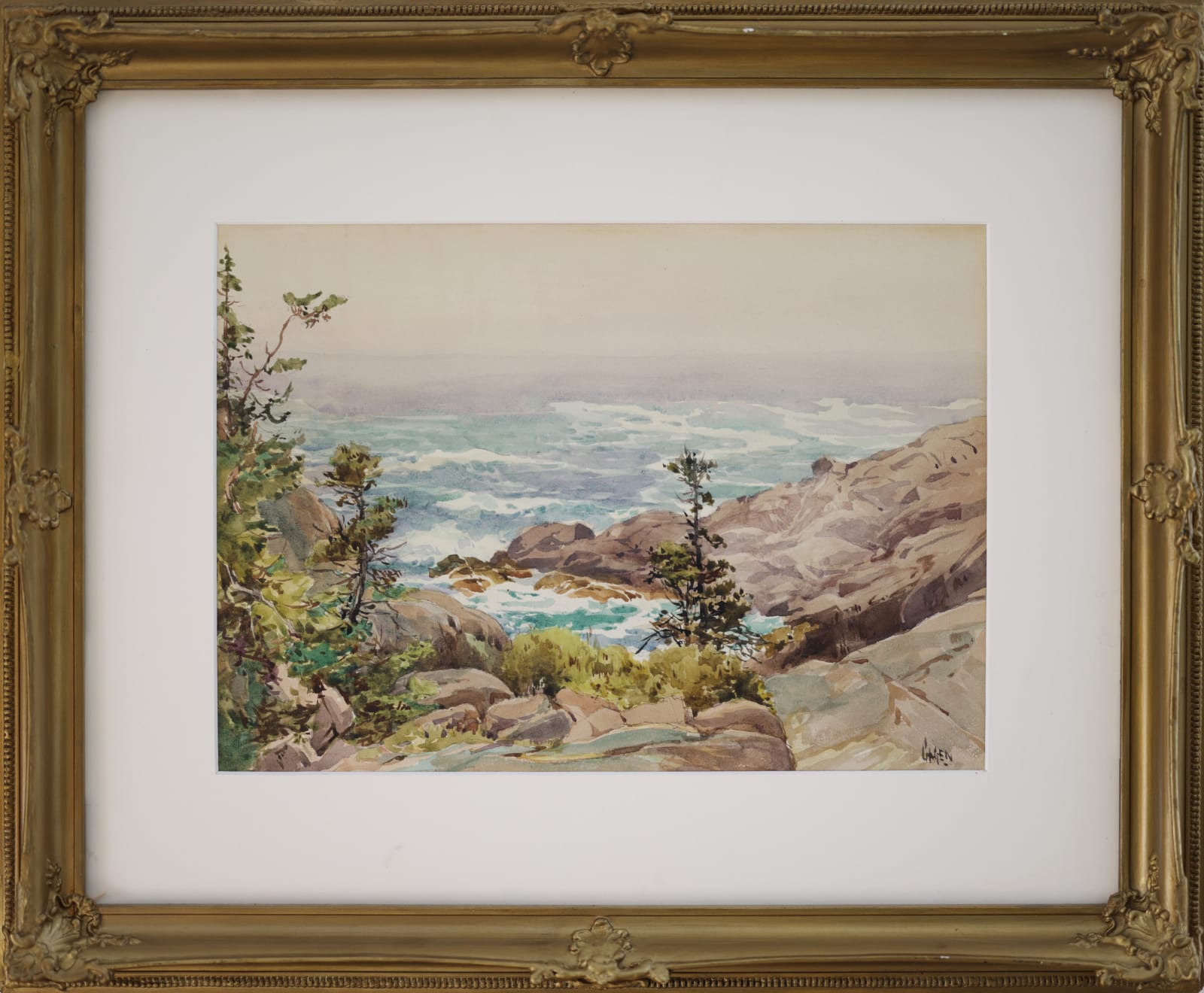 Robert Ford Gagen, Rocky Coast, c 1900