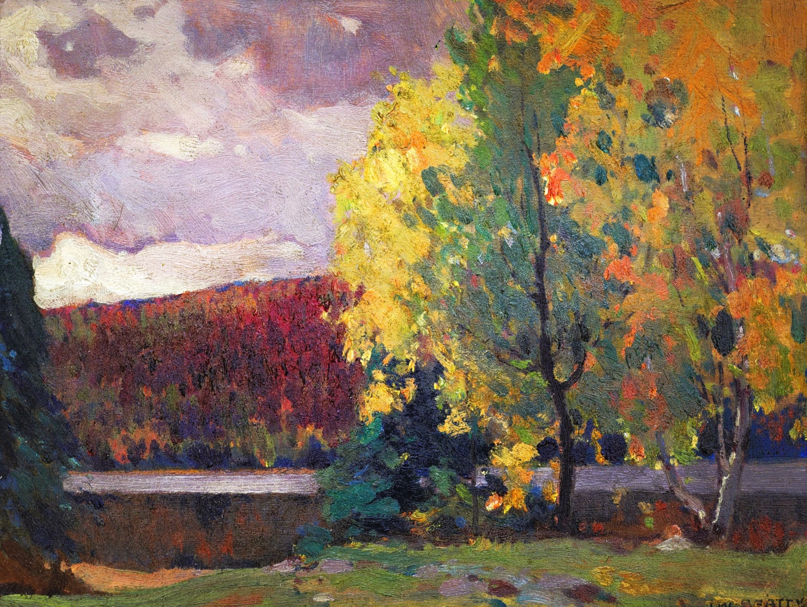 John William Beatty, Autumn, Link Lake, c 1930