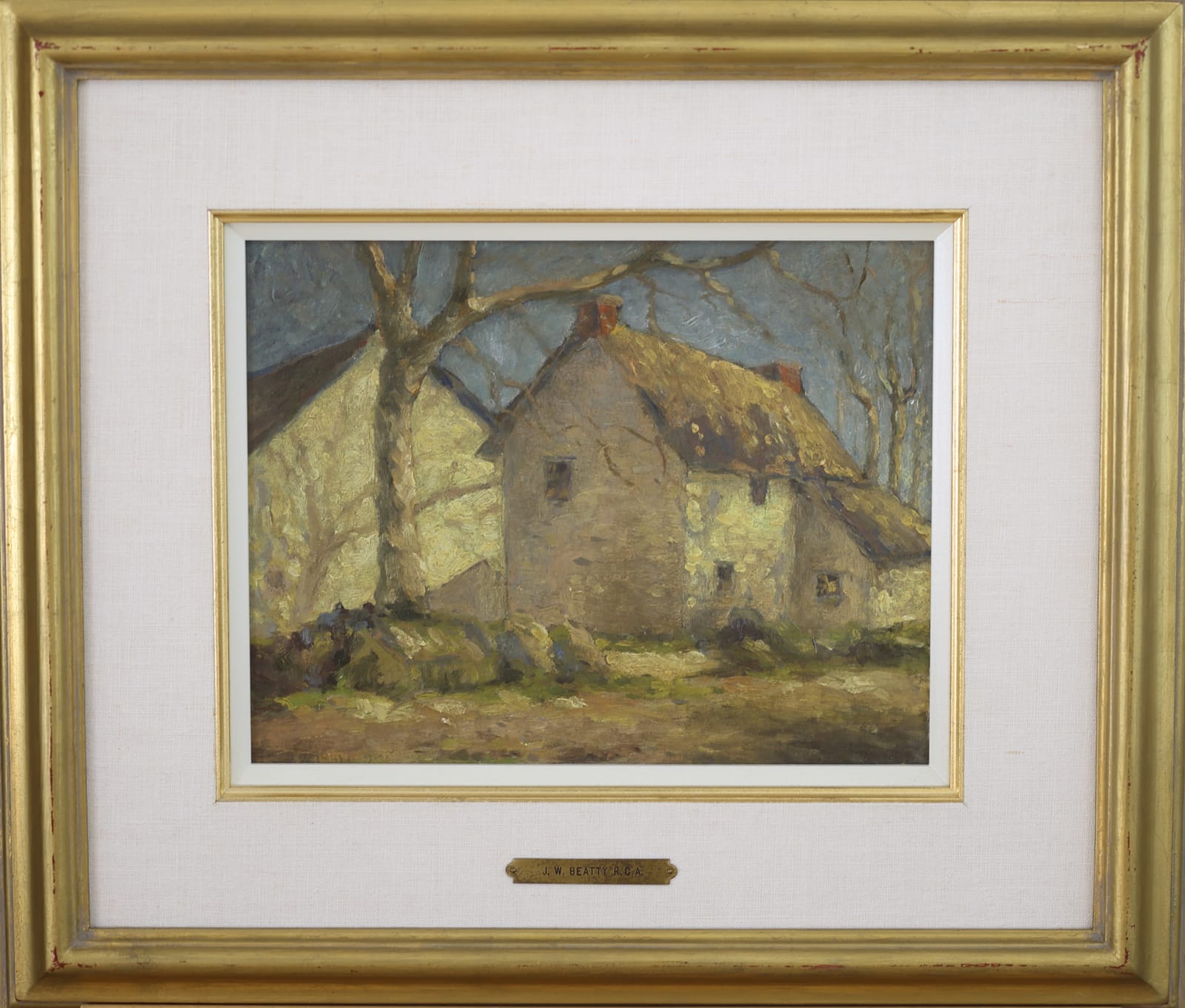 John William Beatty, Sunlit Houses, 1908