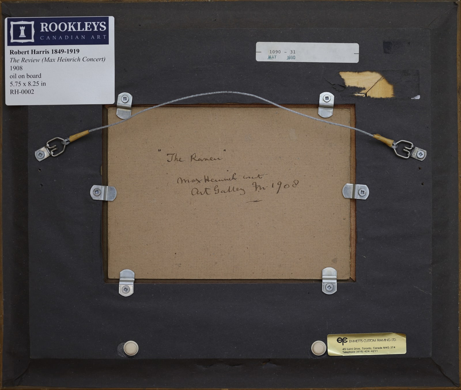 Robert Harris, The Review (Max Heinrich Concert), 1908