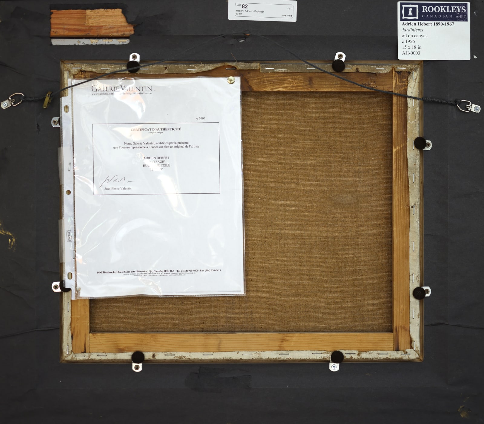 Adrien Hebert, Jardinieres, c 1956