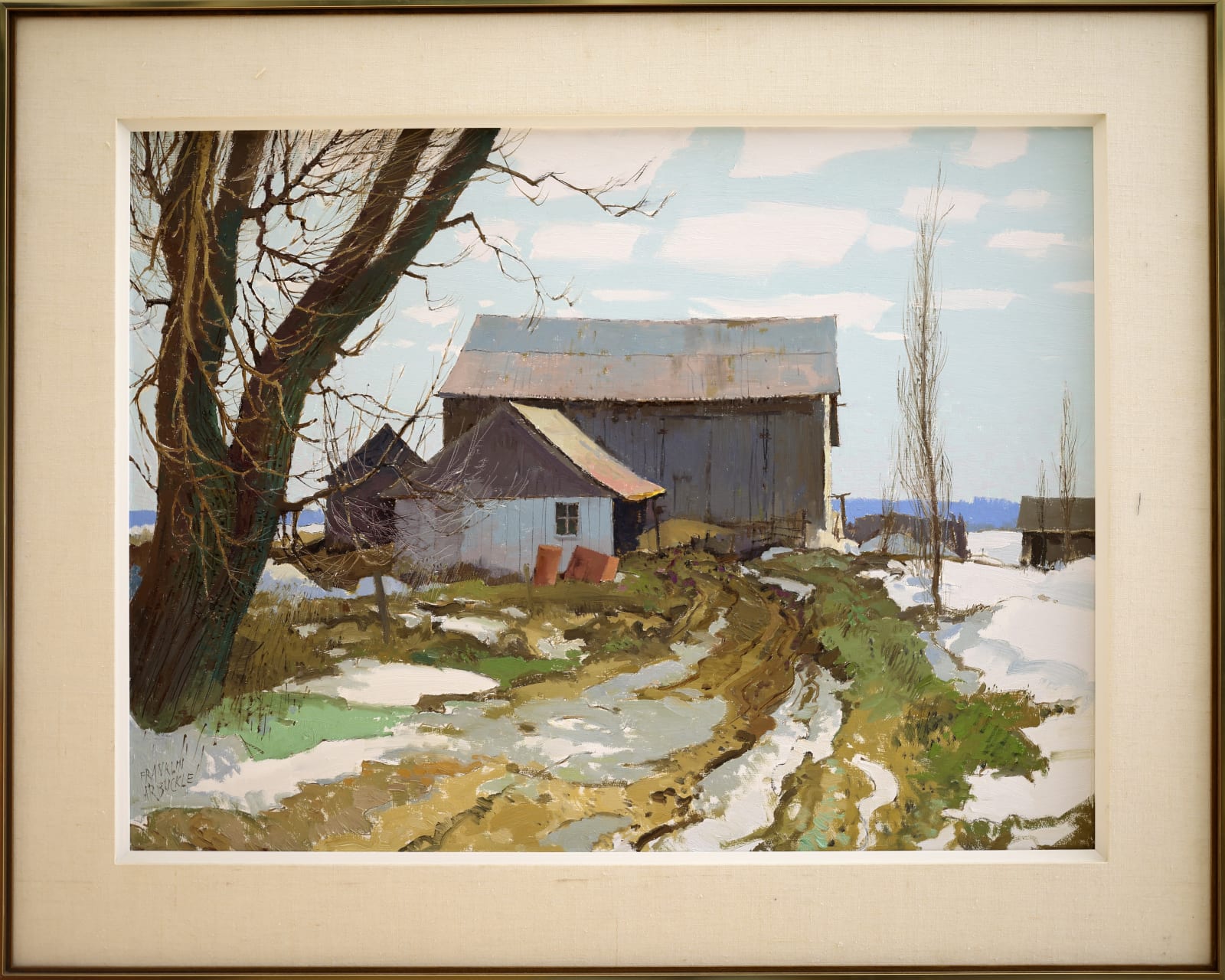 Barnyard Lane with it's frame