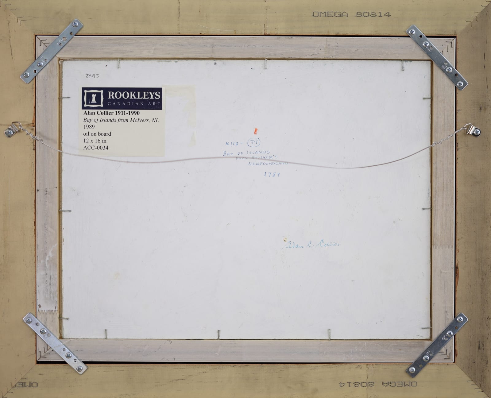 Alan Collier, Bay of Islands from McIvers, NL, 1989