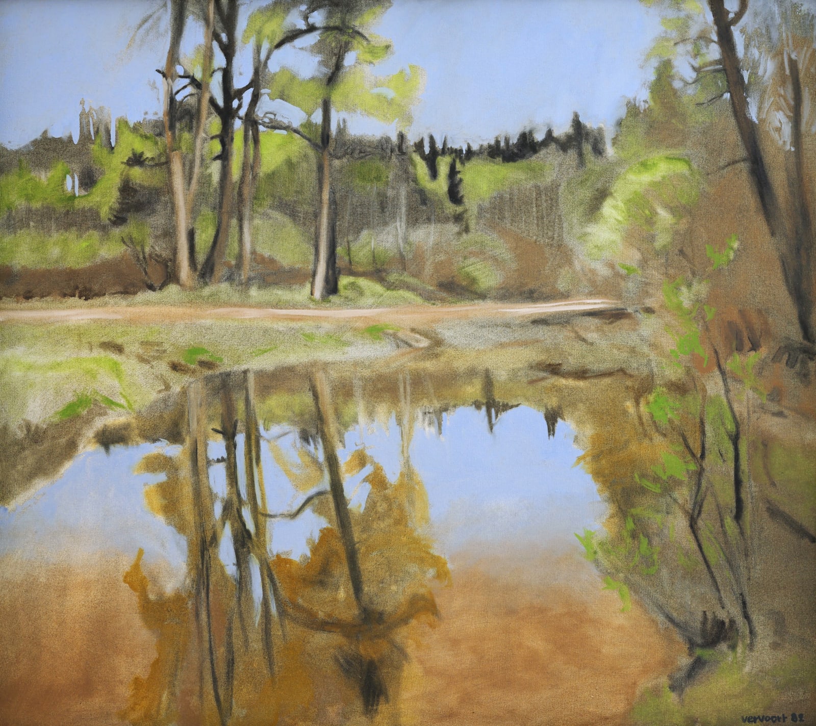 Frank Vervoort, Reflections in a Pond, 1982