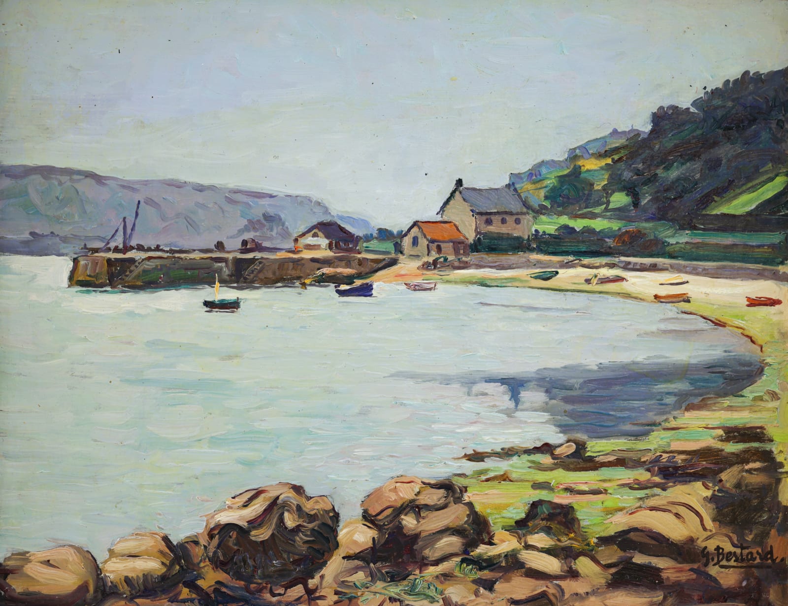 Guillermo Bestard, Summer Morning, Harbour Cove, c 1950