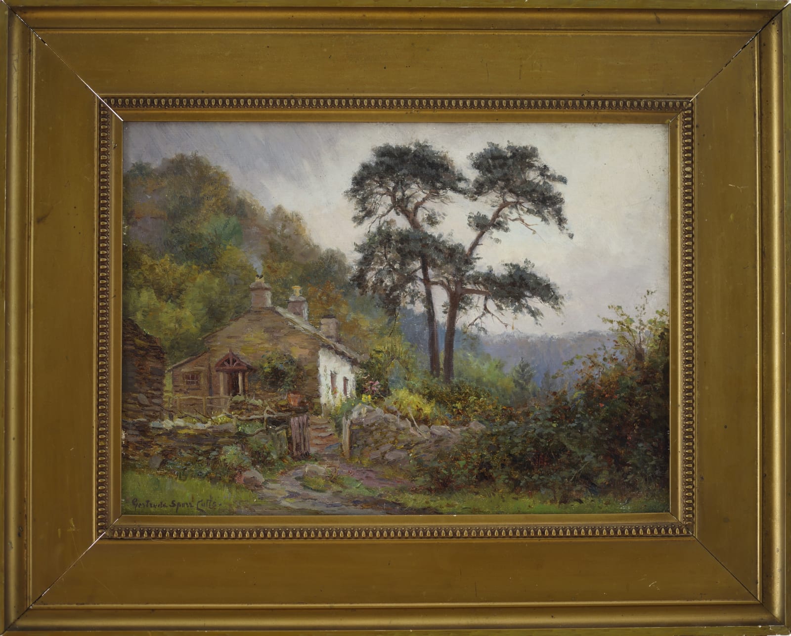 Gertrude Cutts, Cottage Garden, c 1900