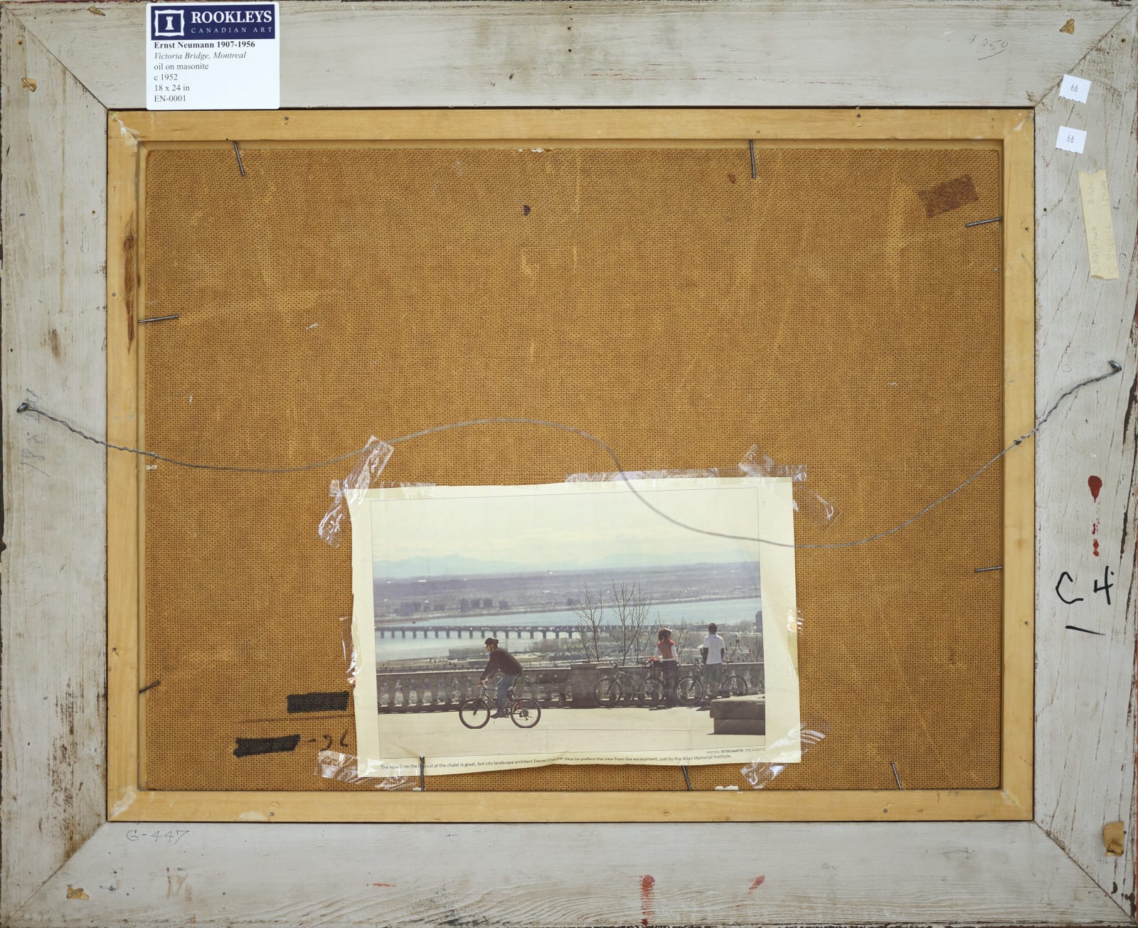 Ernst Neumann, Victoria Bridge, Montreal, c 1952