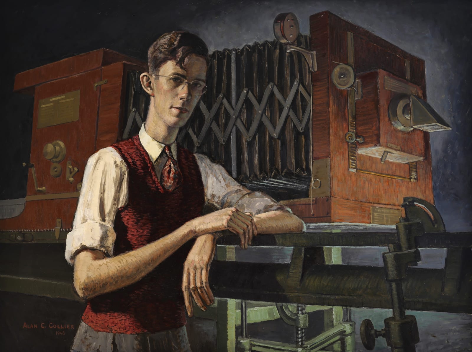 Alan Collier, Stat Boy, Portrait of Basil Headford, 1948