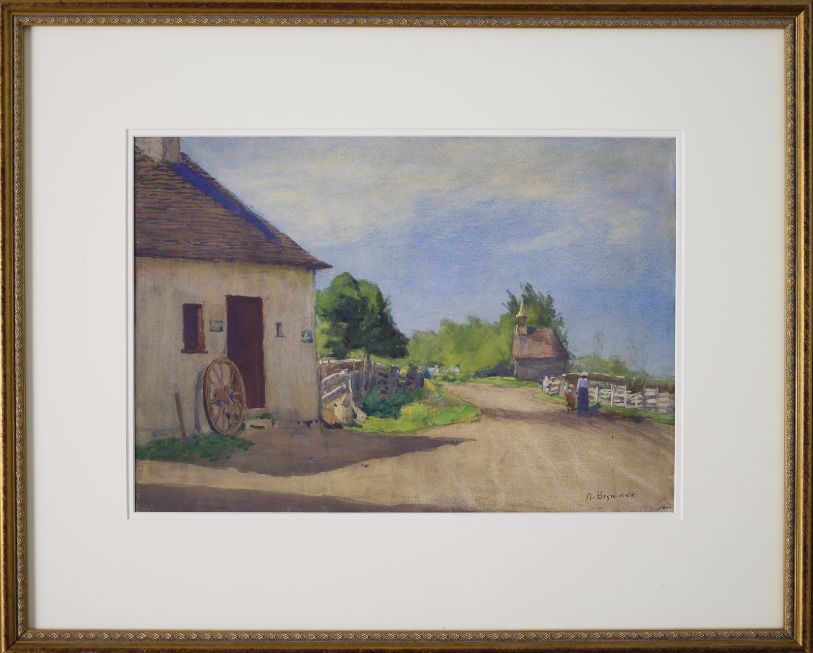 William Brymner, Mid Day Stroll; Rural Quebec, c 1900