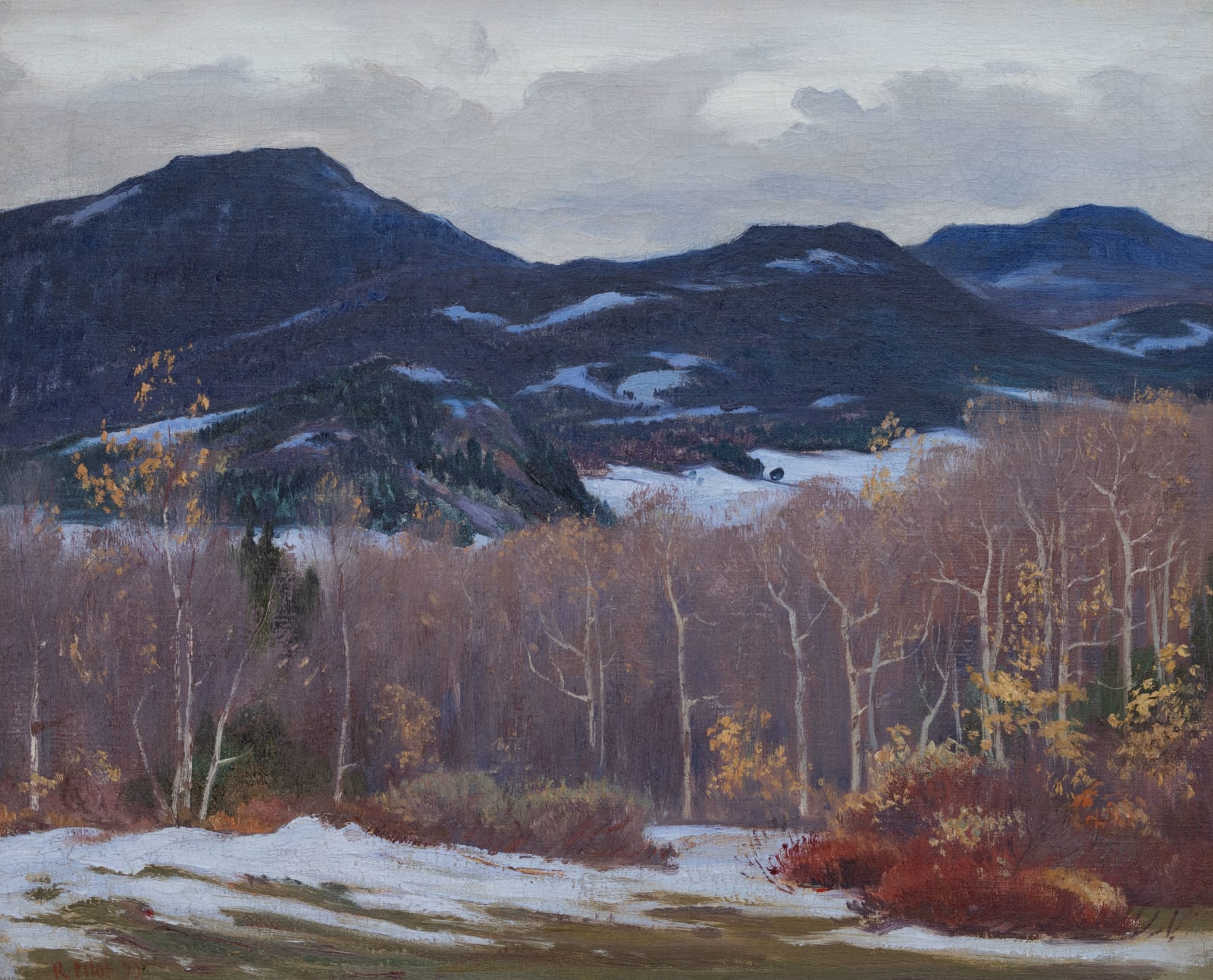 Robert Pilot, October Snow, St. Agnes, QC, 1936