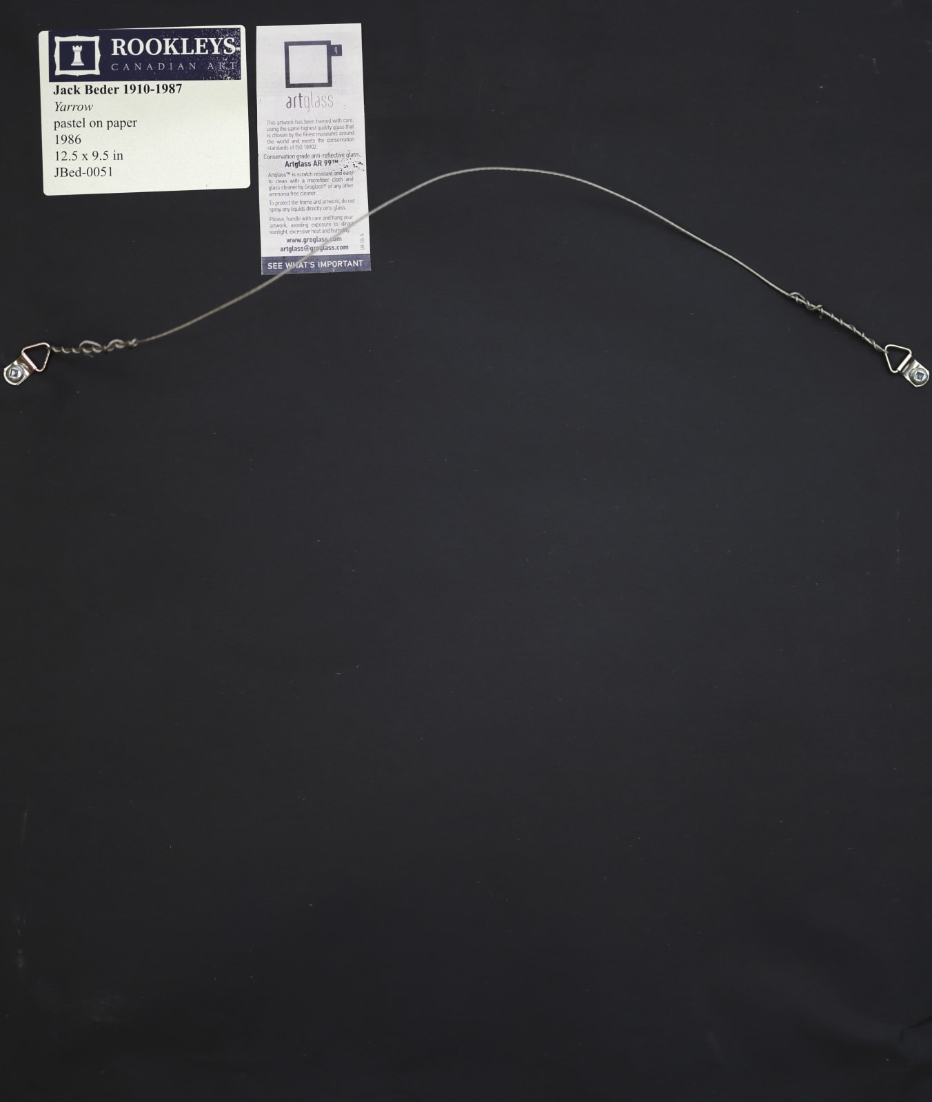 Jack Beder, Yarrow, 1986