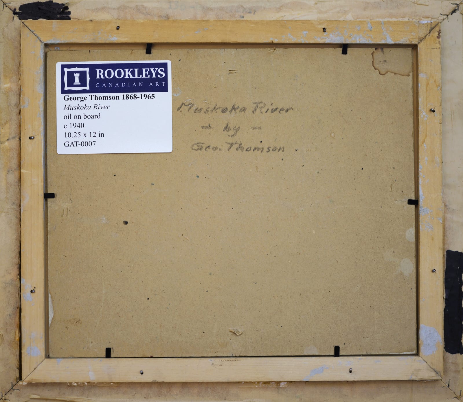 George Thomson, Muskoka River, c 1940