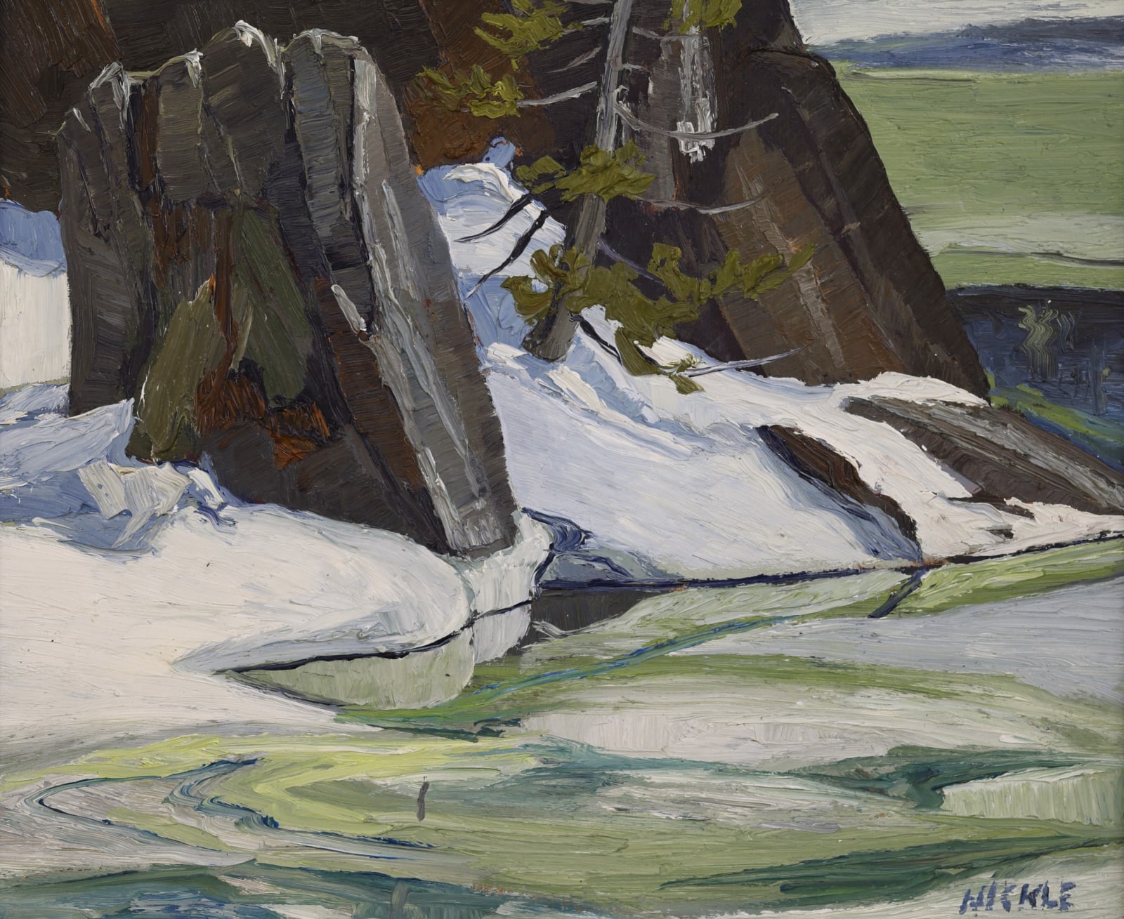 Lawrence Nickle, Bridgette Lake, Algoma, 1972