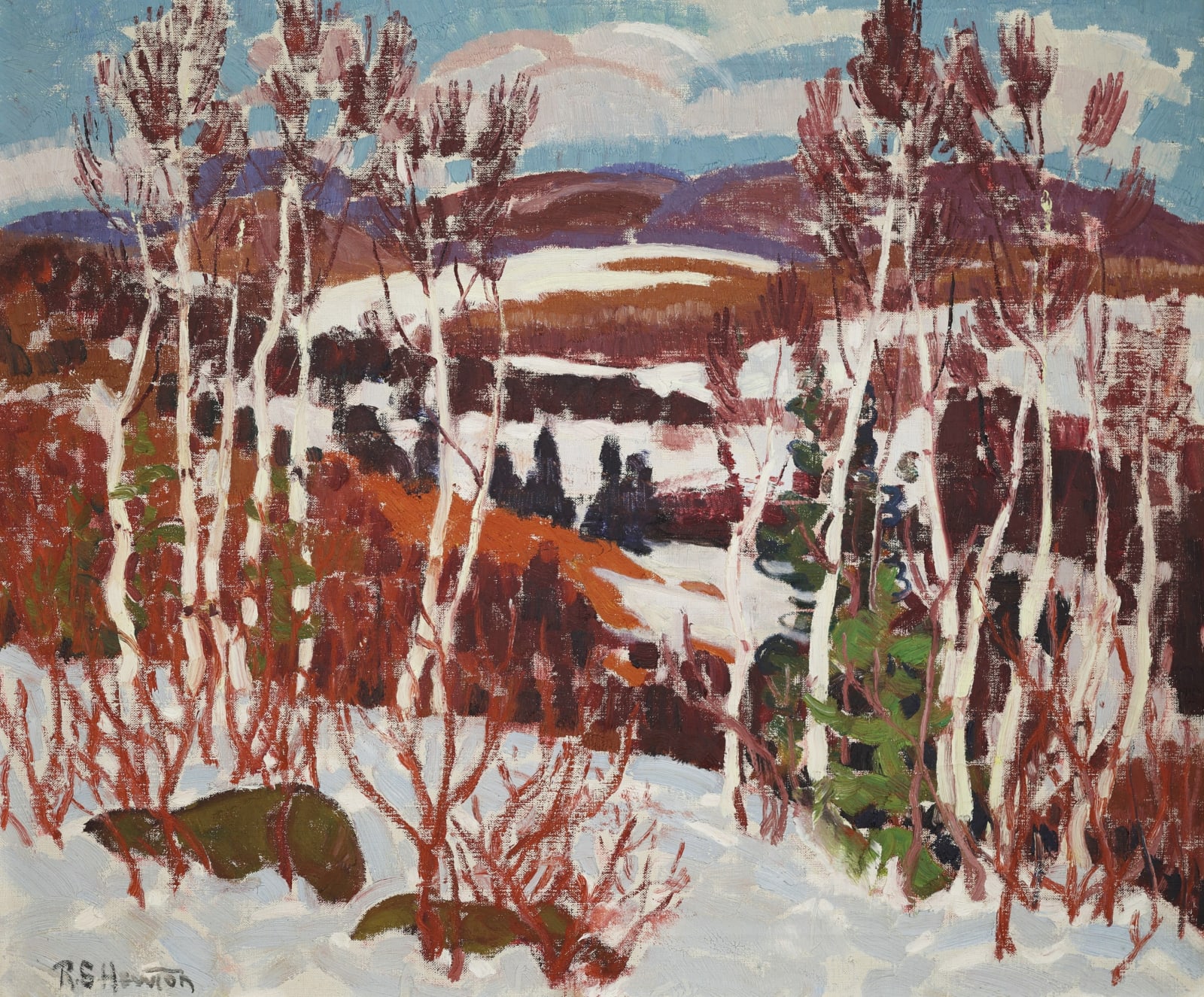 Randolph Stanley Hewton, Laurentian Hills, c 1935
