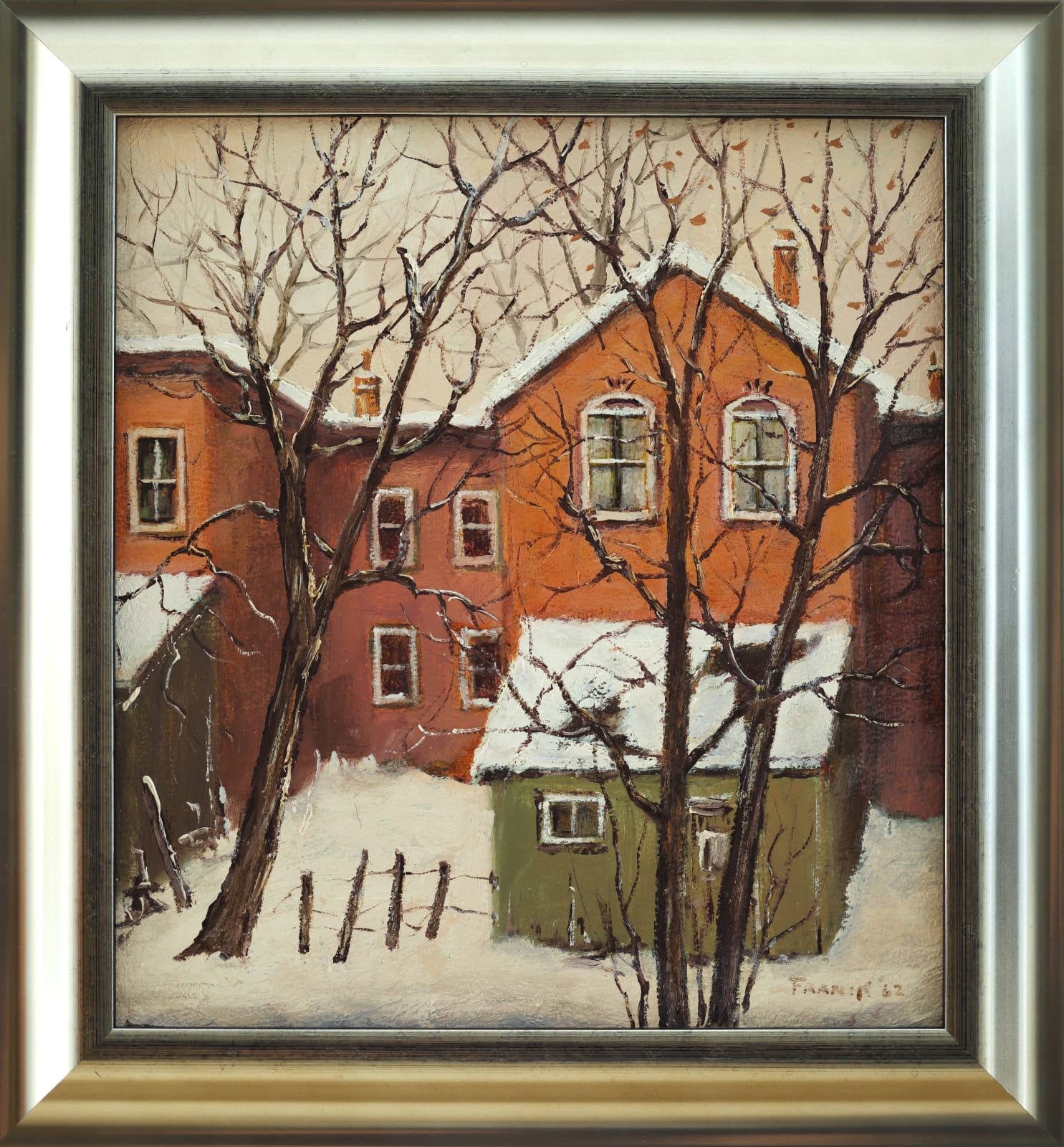 Albert Franck, Ontario St. Backyards, 1962