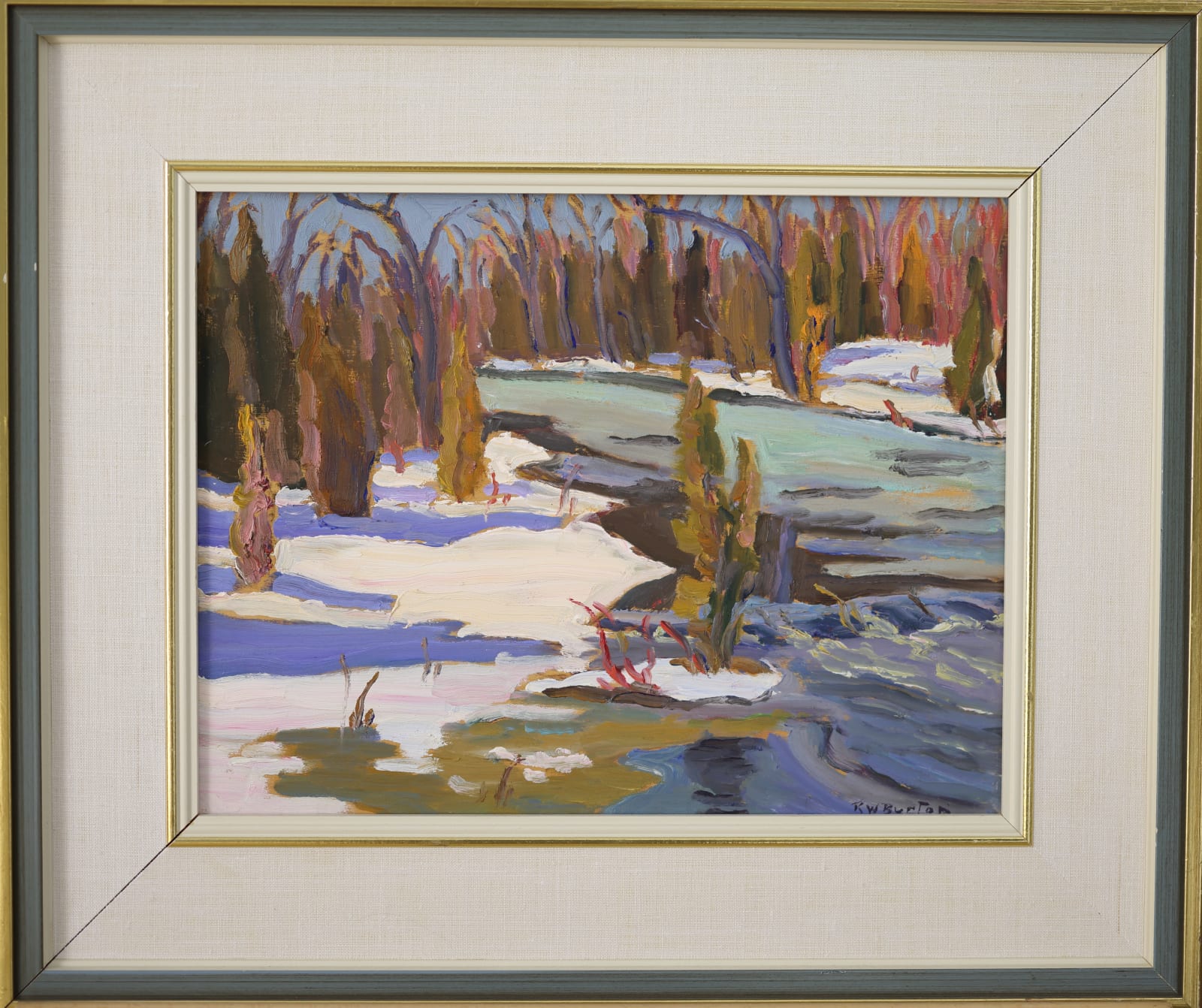 Ralph Burton, Spring Creek, Near Burritts Rapids, ON, 1977