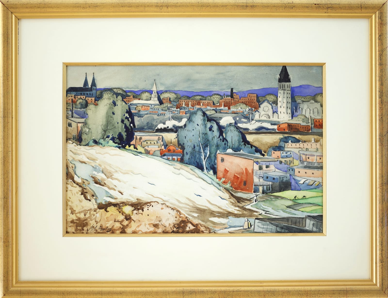 Marc Aurèle Fortin, Vue d’Hochelaga, c 1935