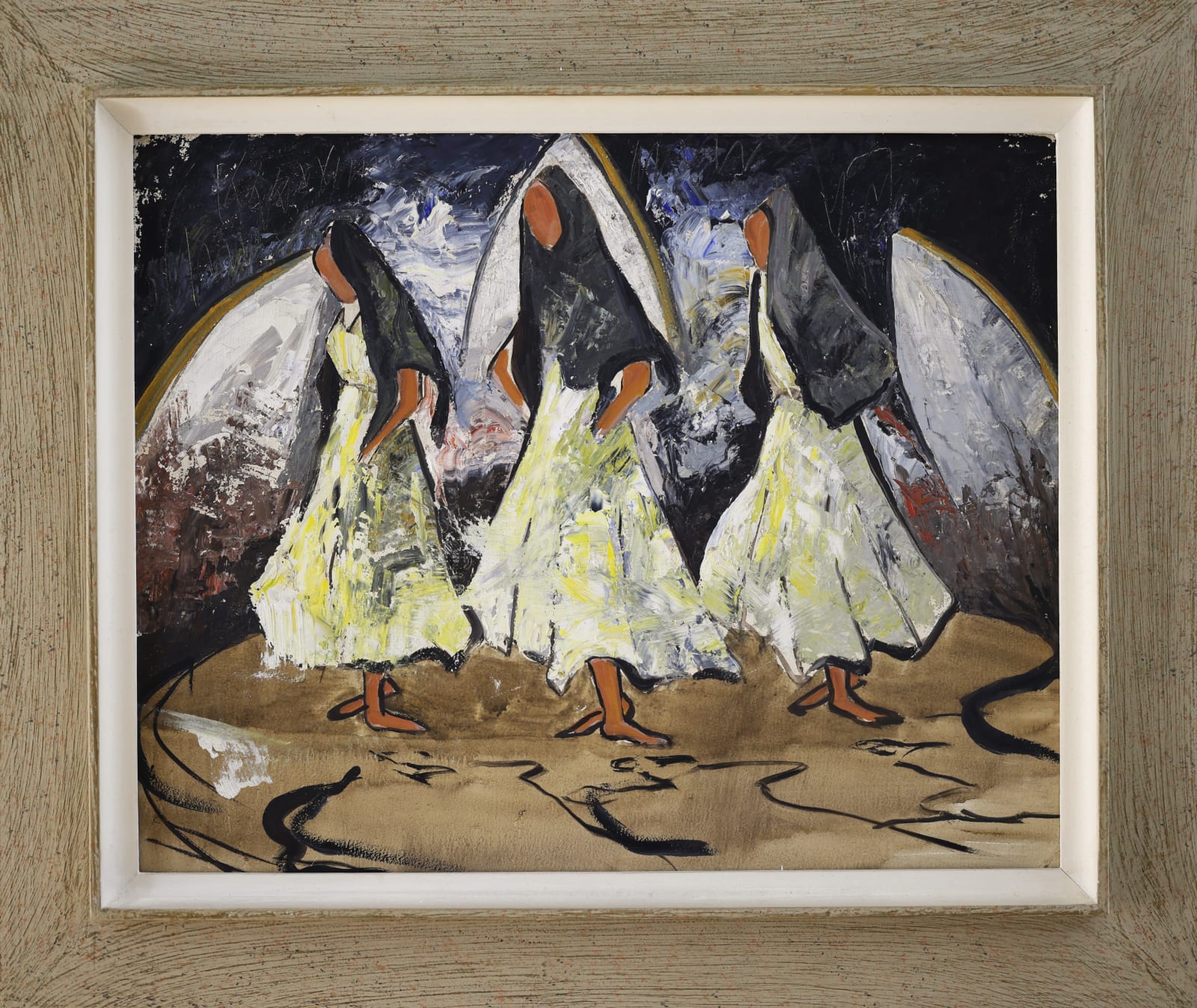 York Wilson, Three Dancers, c 1960
