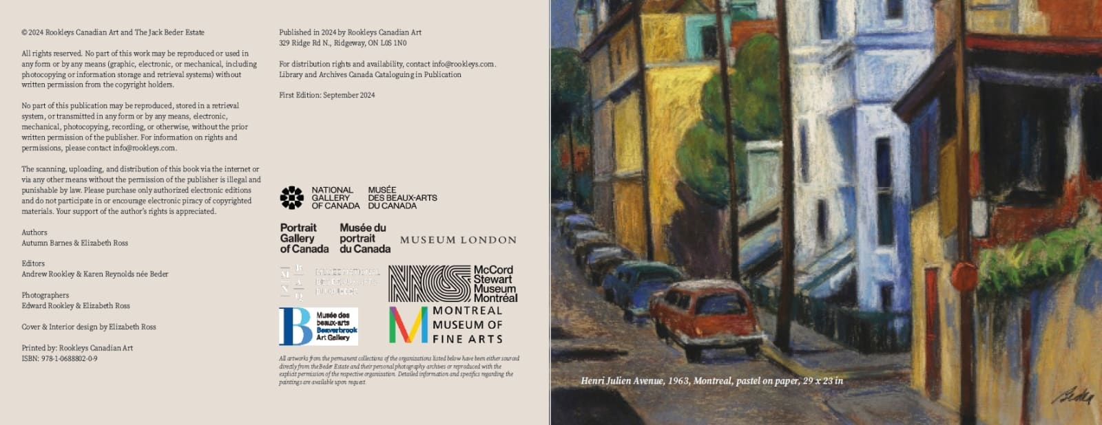 Jack Beder, Henri Julien Avenue, Montreal, 1963