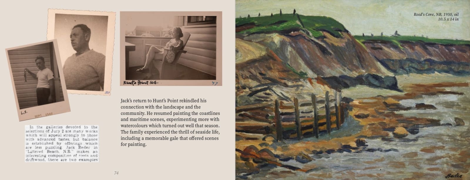 Jack Beder, Reed's Cove, NB, 1951