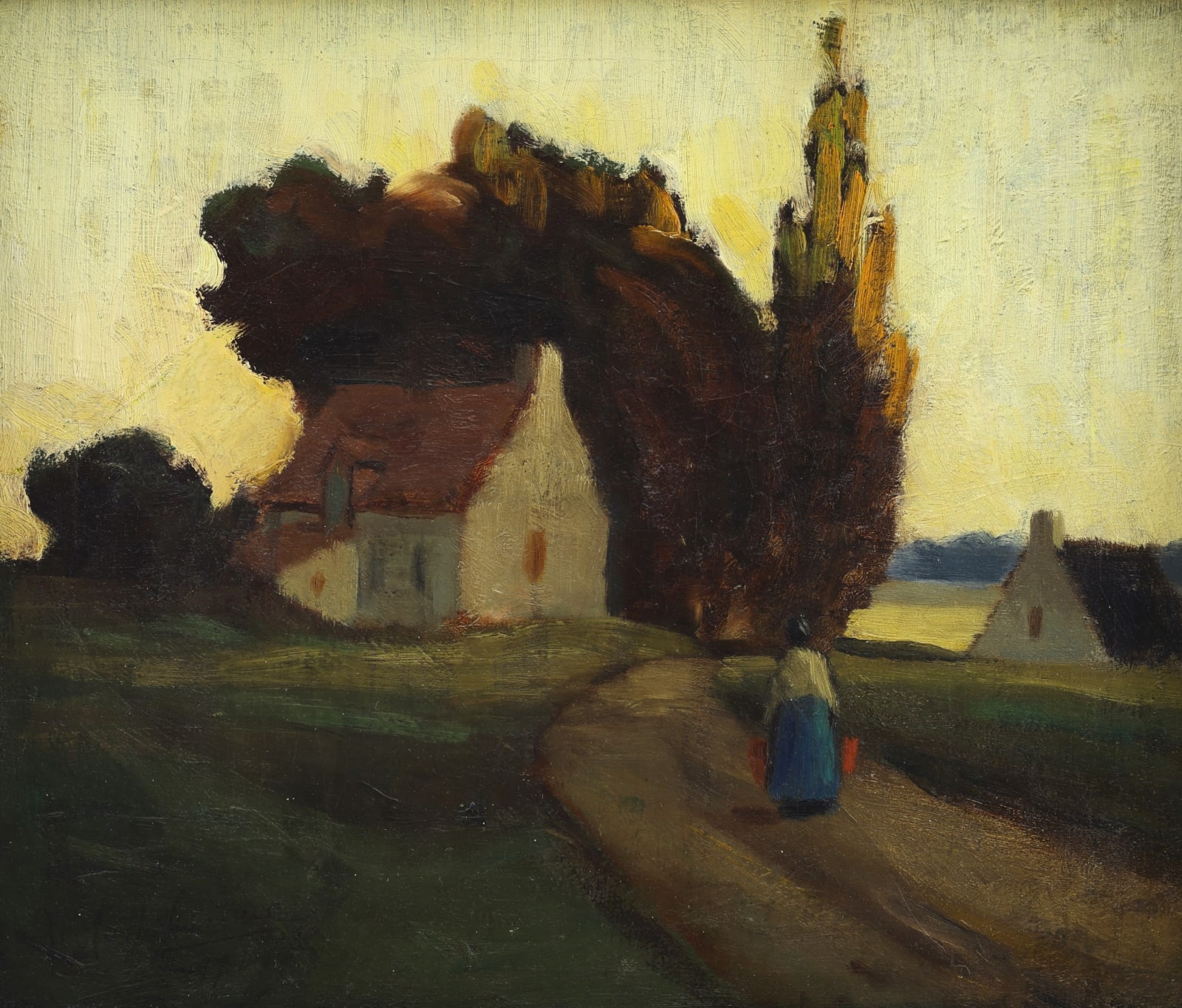 John Young Johnstone, Returning Home, 1928