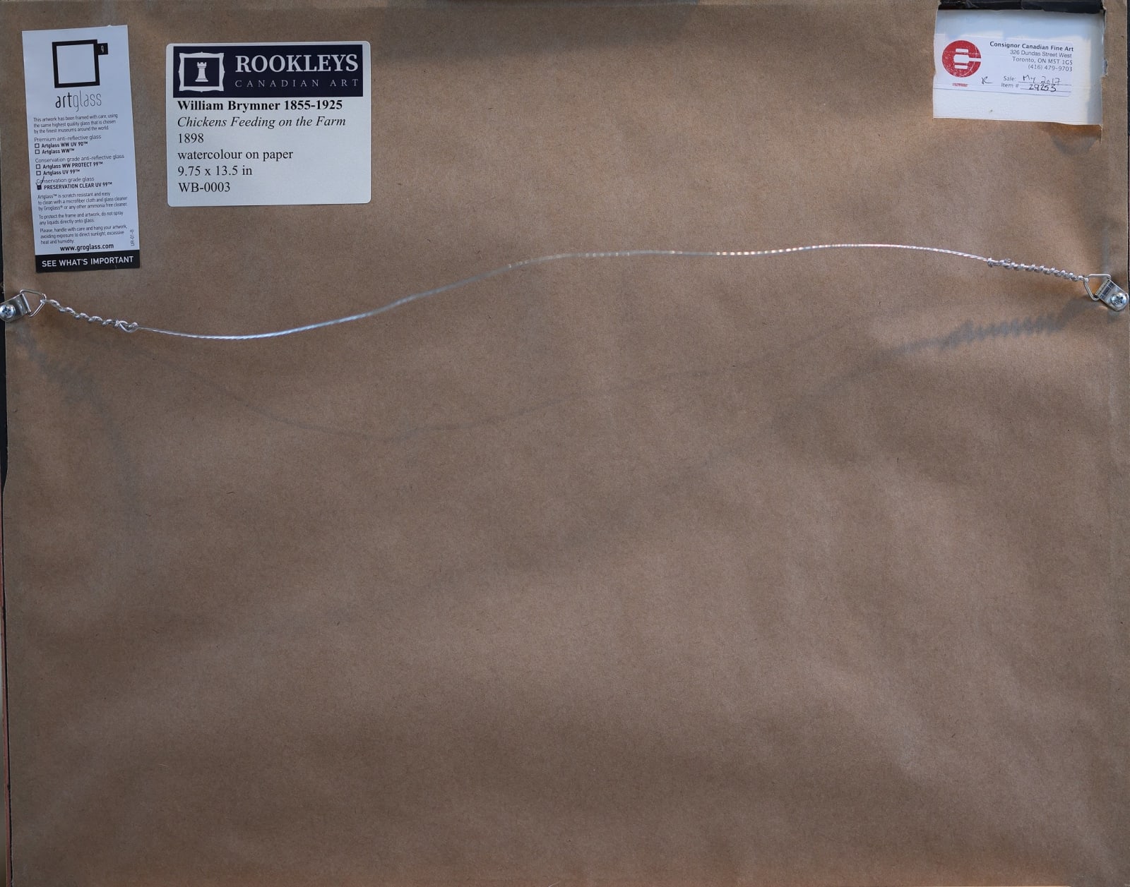 William Brymner, Chickens Feeding on the Farm, 1898