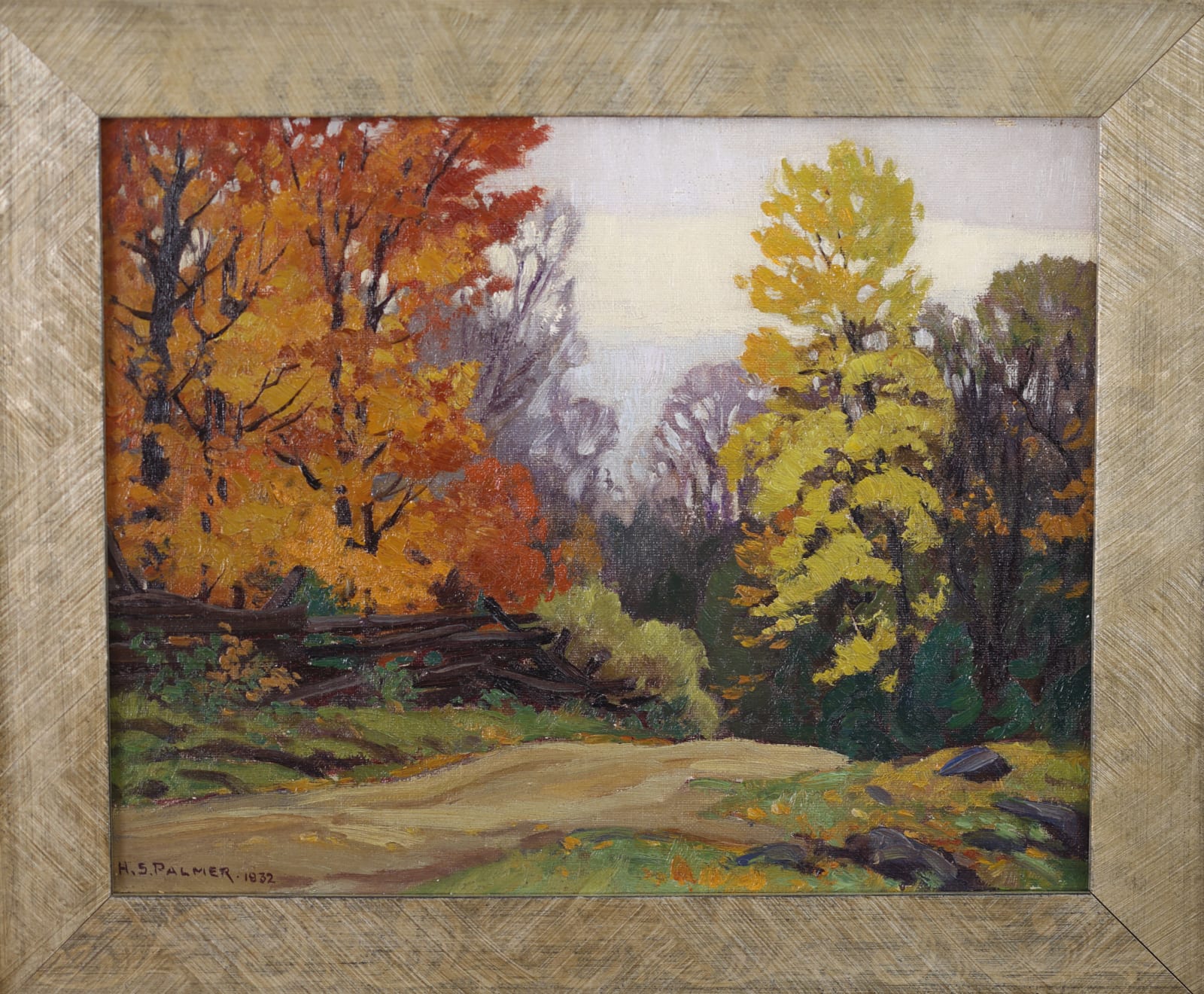A framed photo of Near Minden, Haliburton, ON