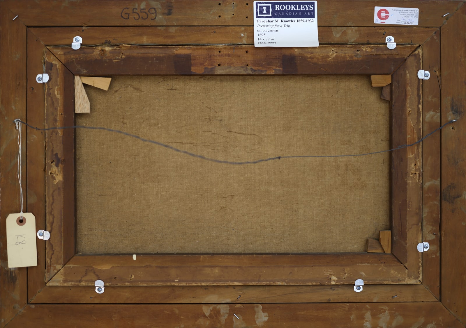 Farquhar McGillivray Knowles, Preparing for a Trip, 1895